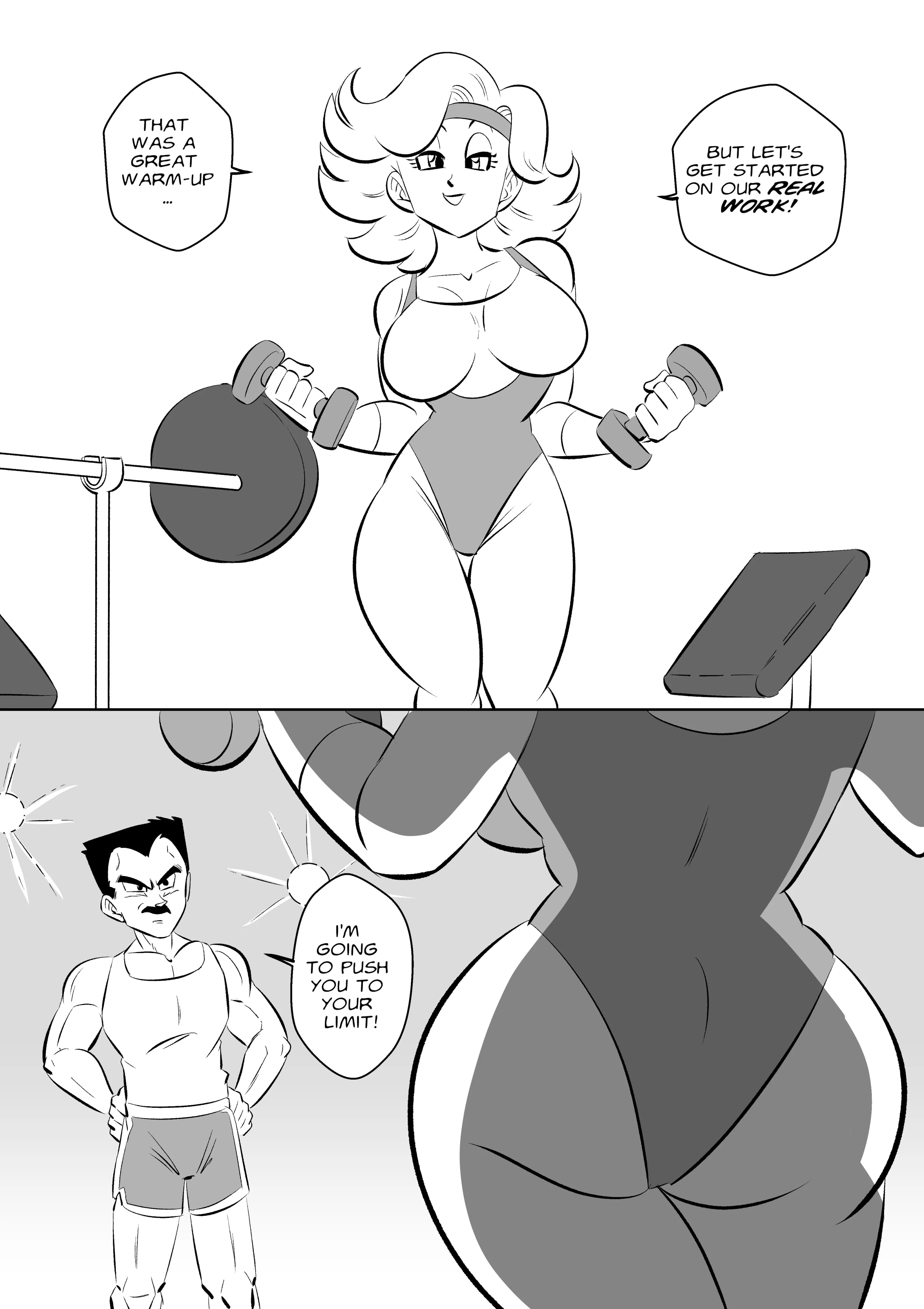On Set (Dragon Ball Z) [FunsexyDB] - Chapter 1 — Page 37