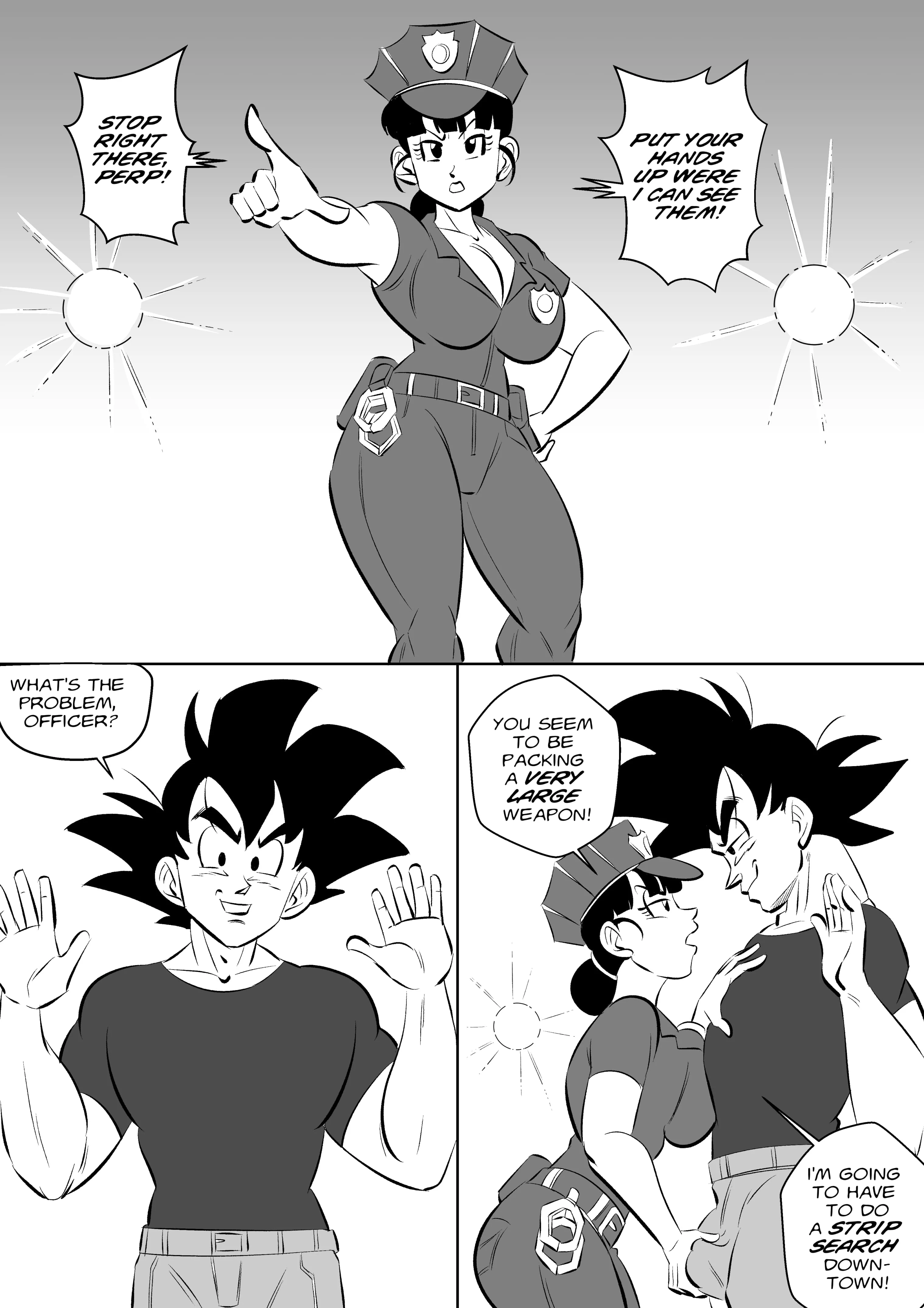 On Set (Dragon Ball Z) [FunsexyDB] - Chapter 1 — Page 41