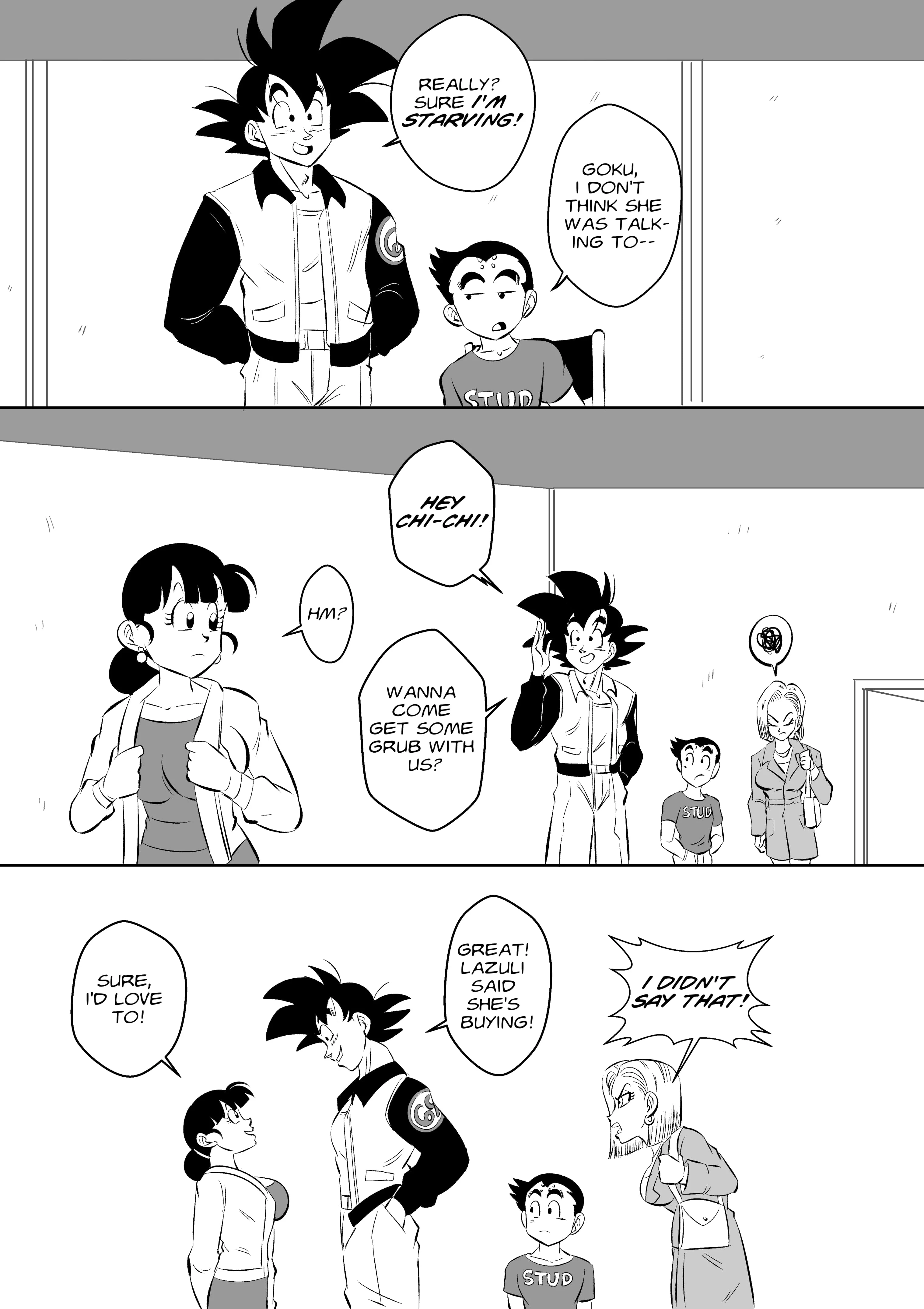 On Set (Dragon Ball Z) [FunsexyDB] - Chapter 1 — Page 46