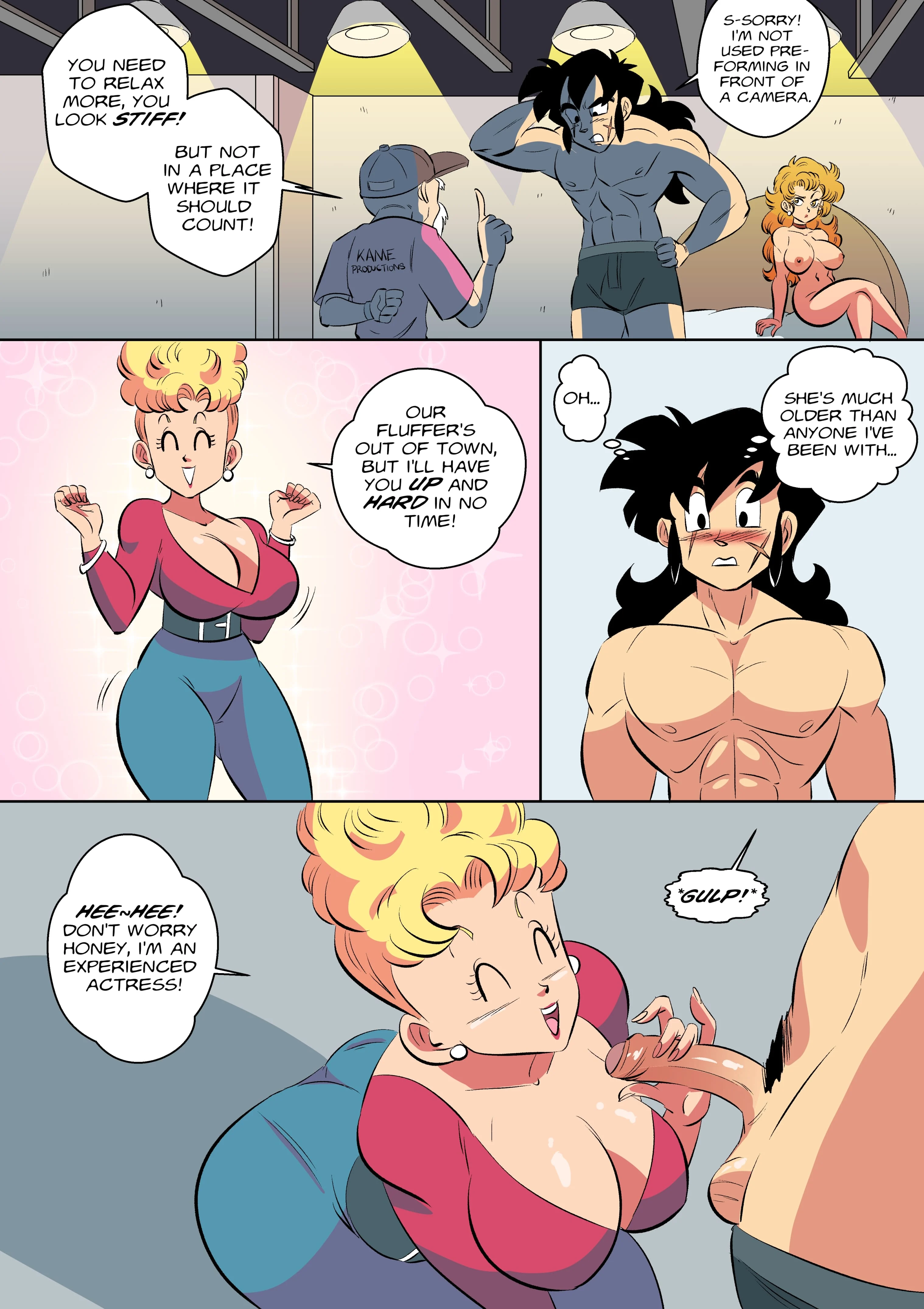 On Set (Dragon Ball Z) [FunsexyDB] - Chapter 1 — Page 56