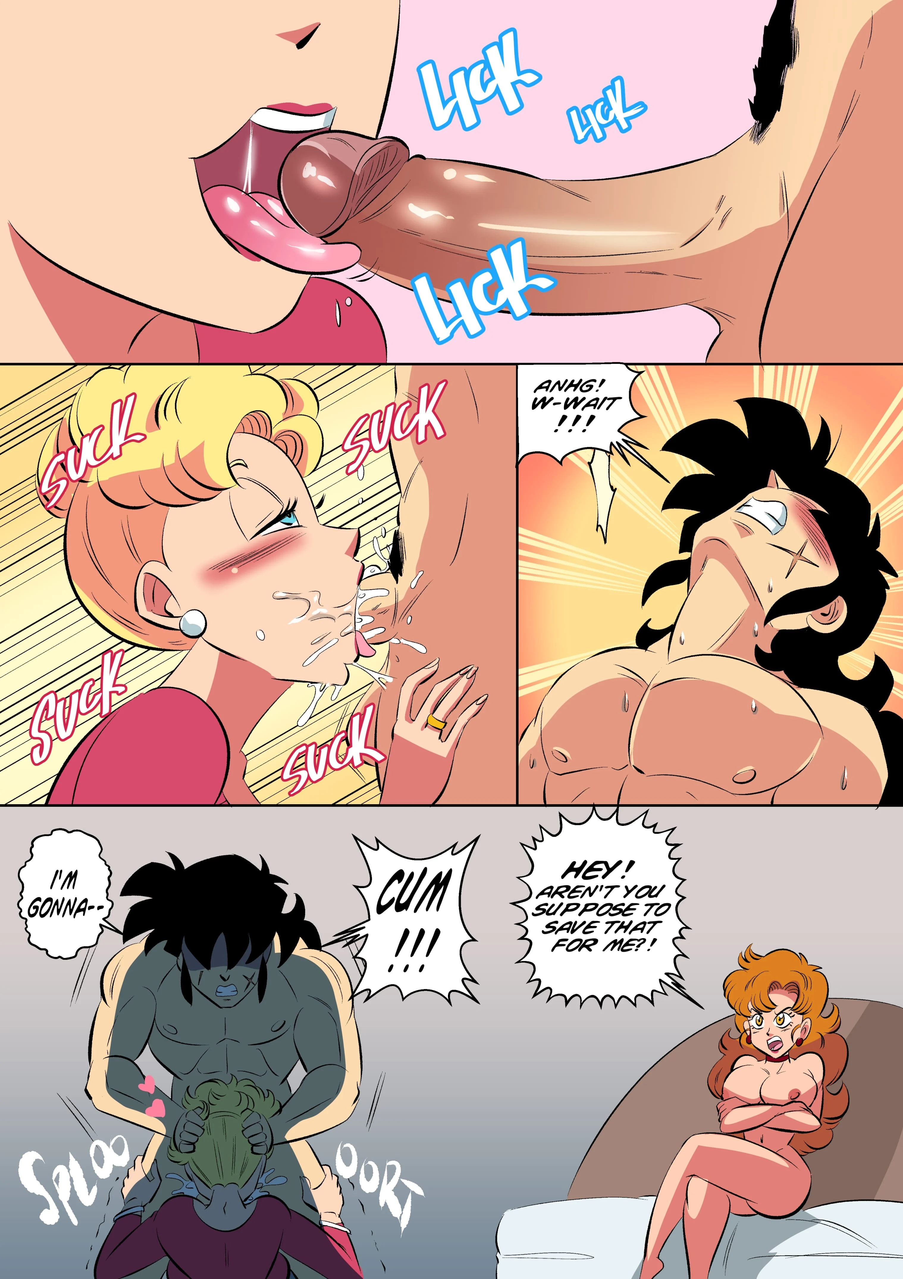 On Set (Dragon Ball Z) [FunsexyDB] - Chapter 1 — Page 57
