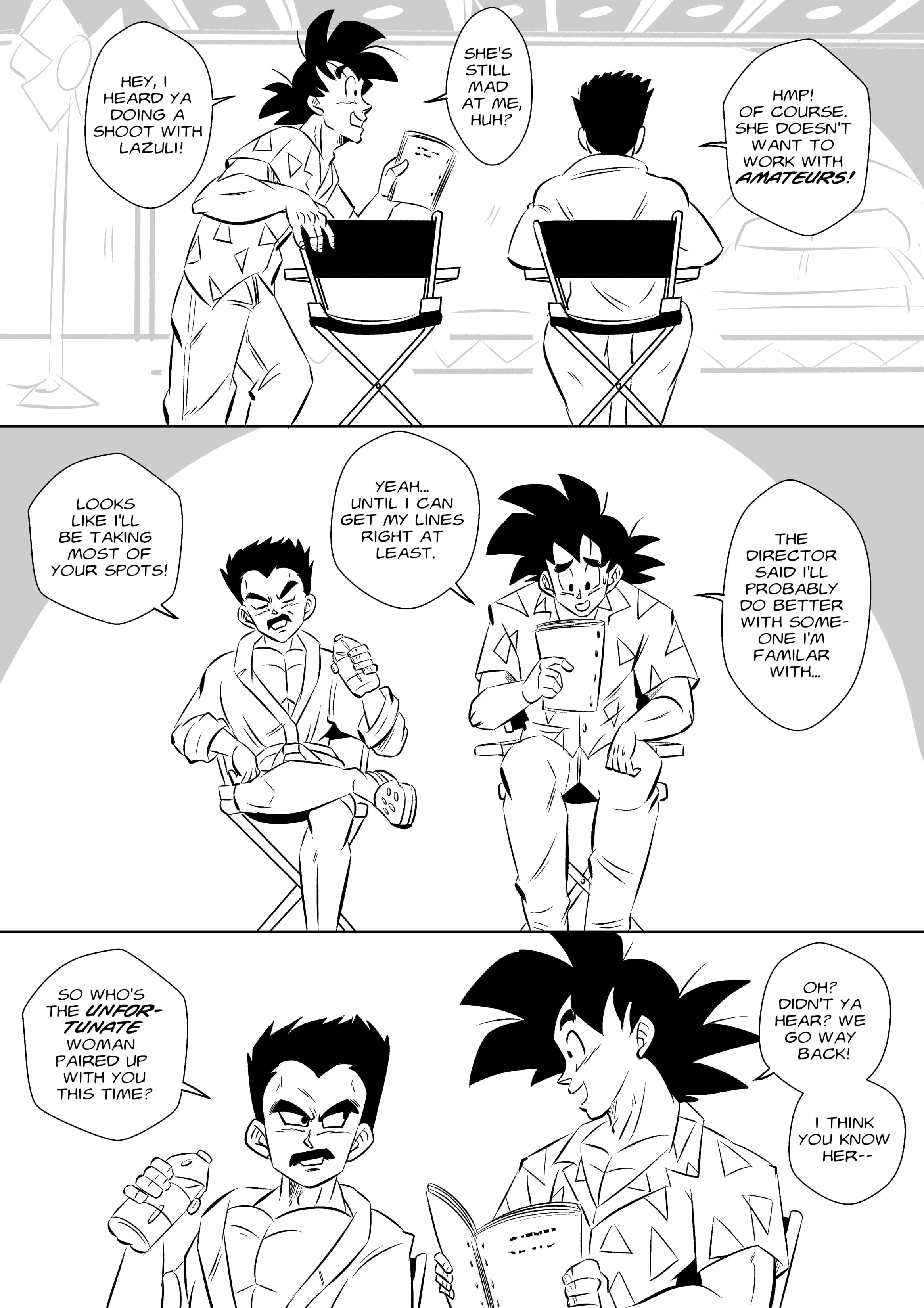 On Set (Dragon Ball Z) [FunsexyDB] - Chapter 1 — Page 6