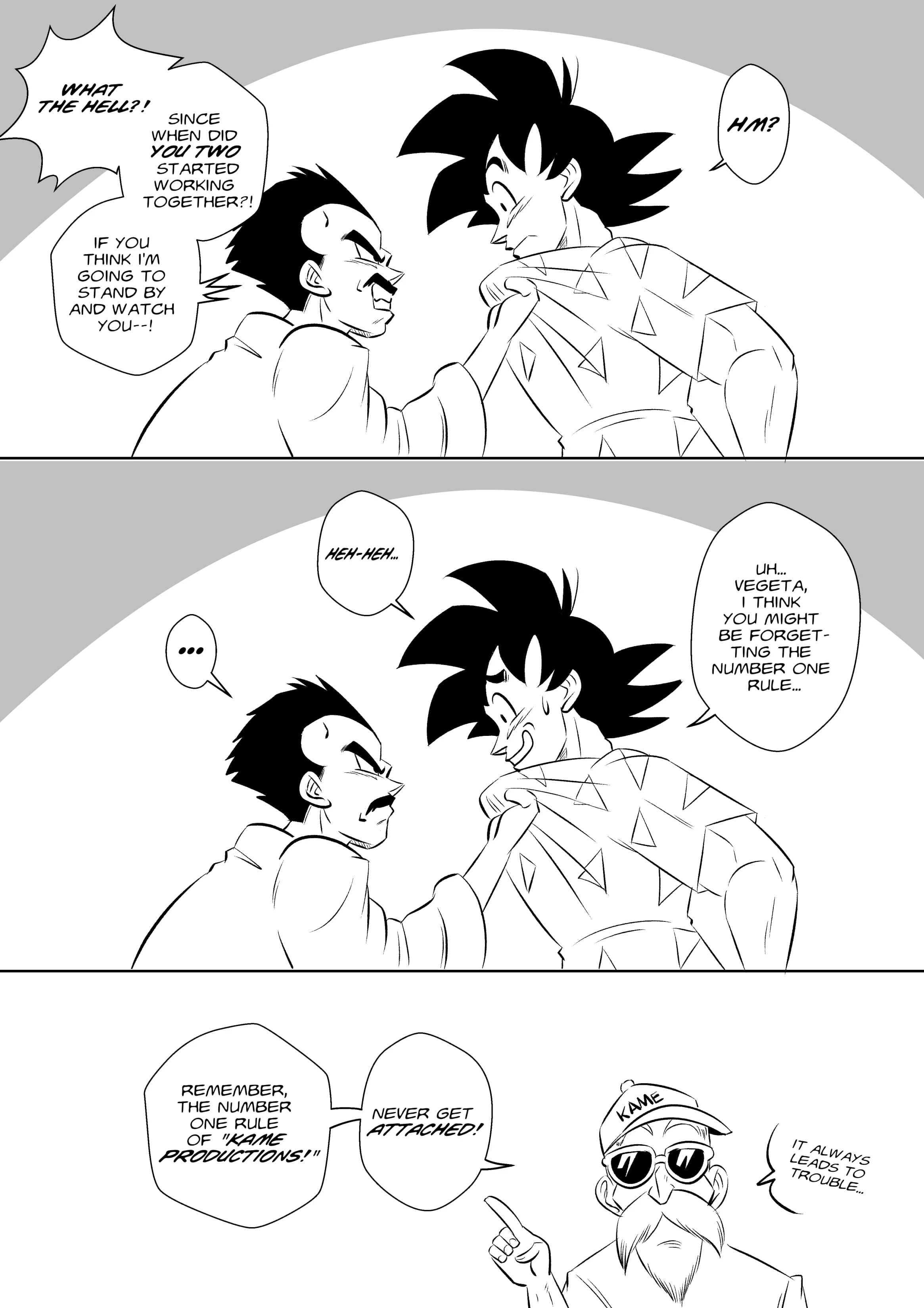 On Set (Dragon Ball Z) [FunsexyDB] - Chapter 1 — Page 8