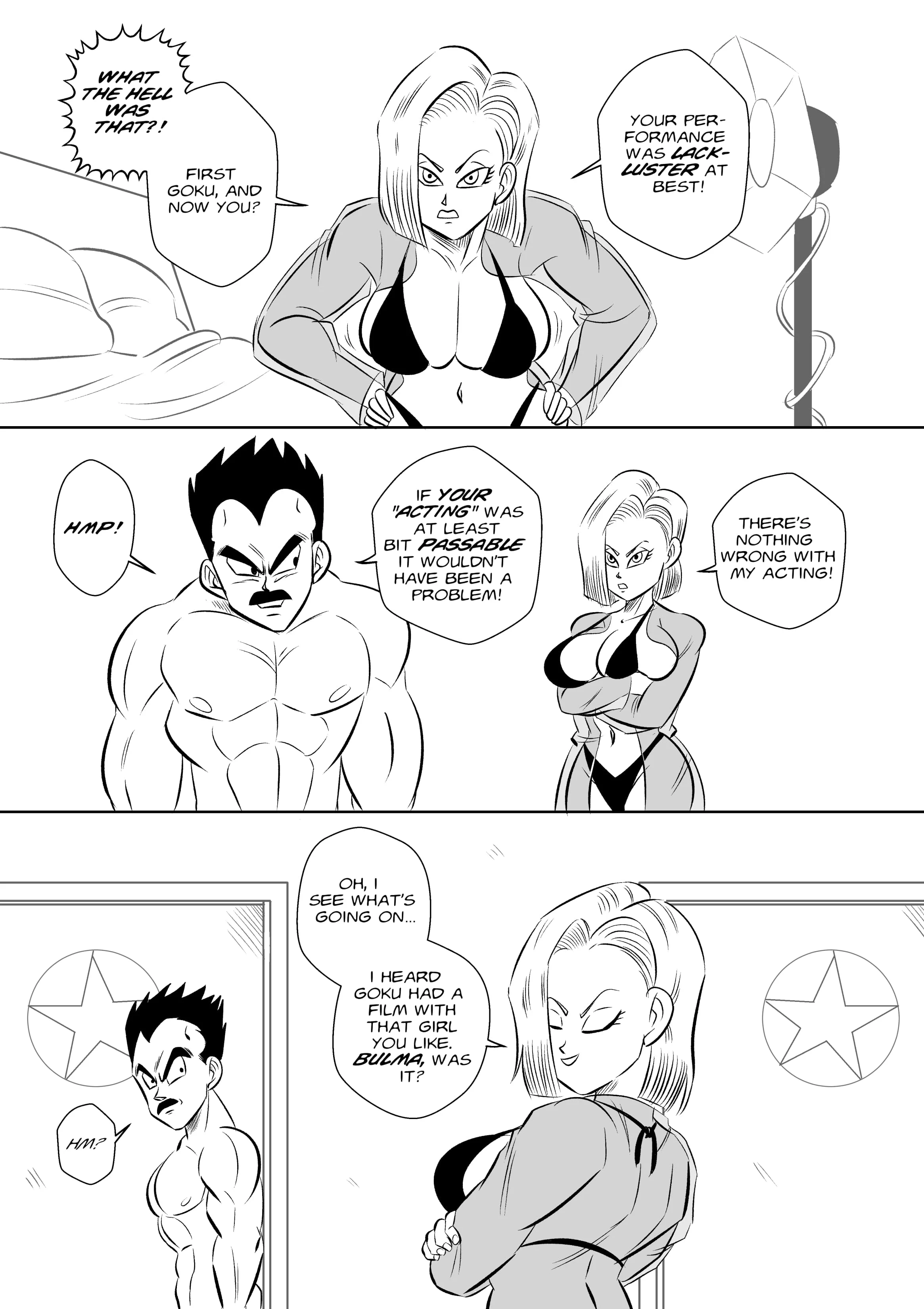 On Set (Dragon Ball Z) [FunsexyDB] - Chapter 1 — Page 9