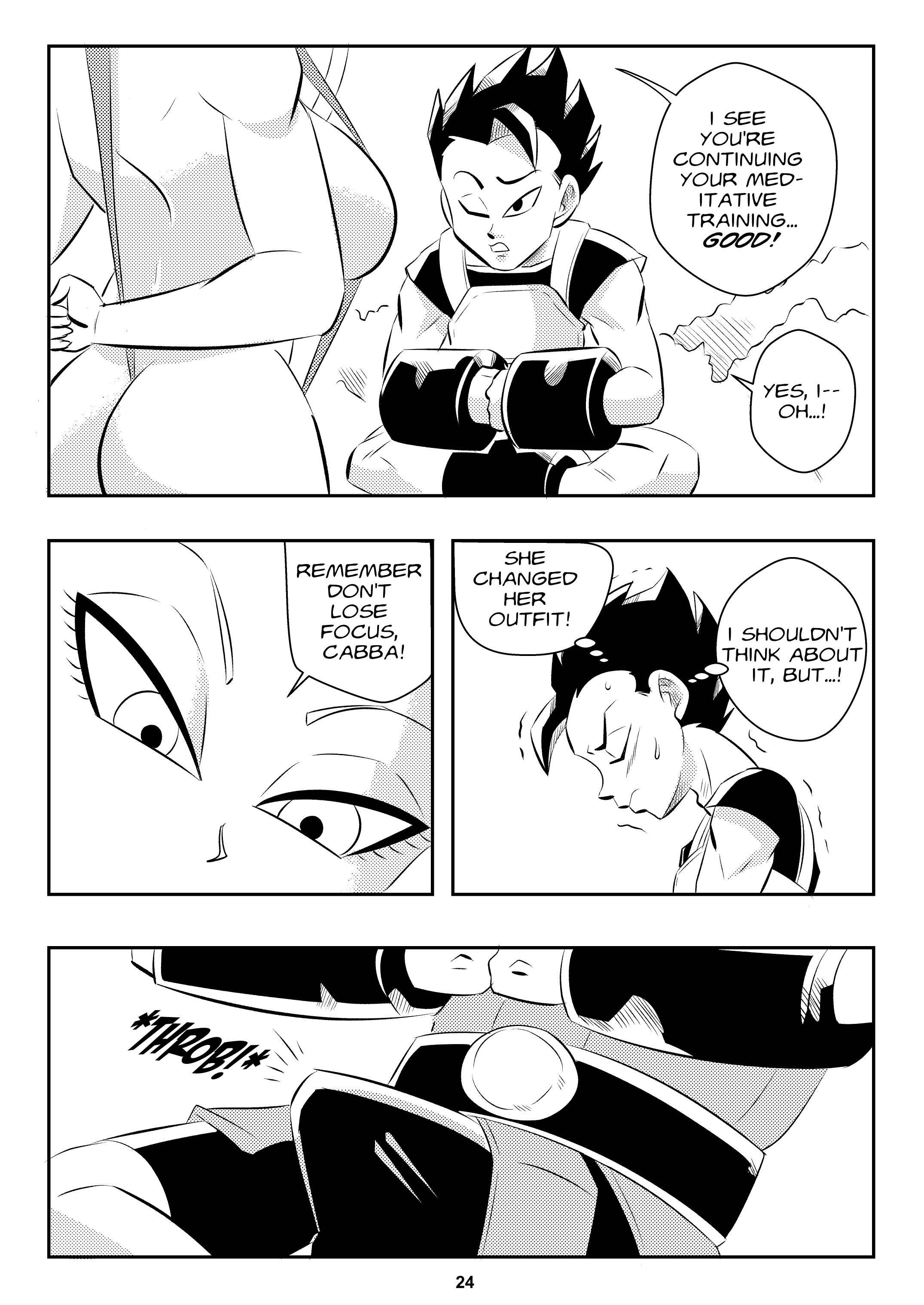 Heavenly Training (Dragon Ball Super) [FunsexyDB] - Chapter 1 — Page 25