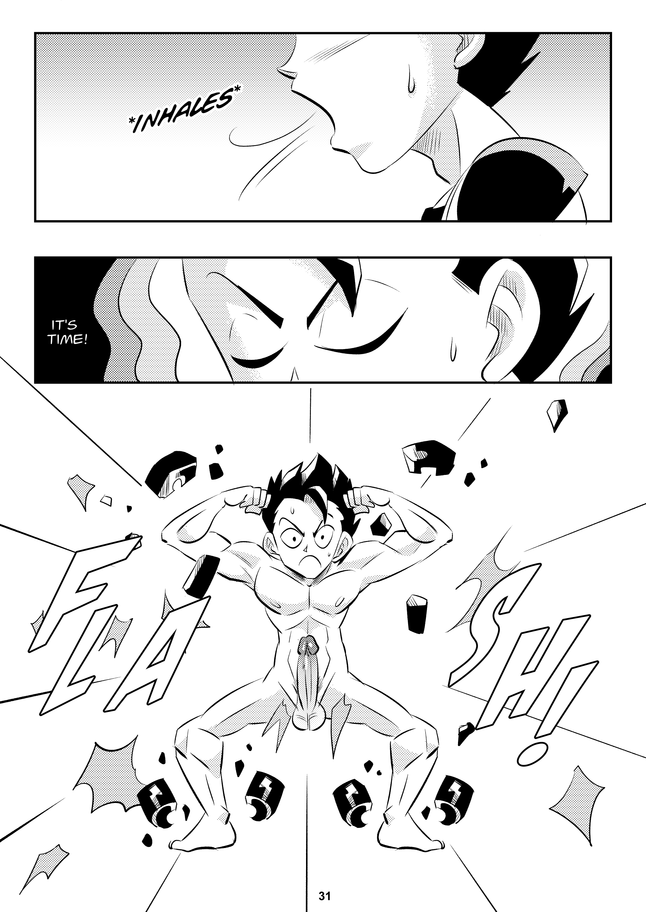 Heavenly Training (Dragon Ball Super) [FunsexyDB] - Chapter 1 — Page 32