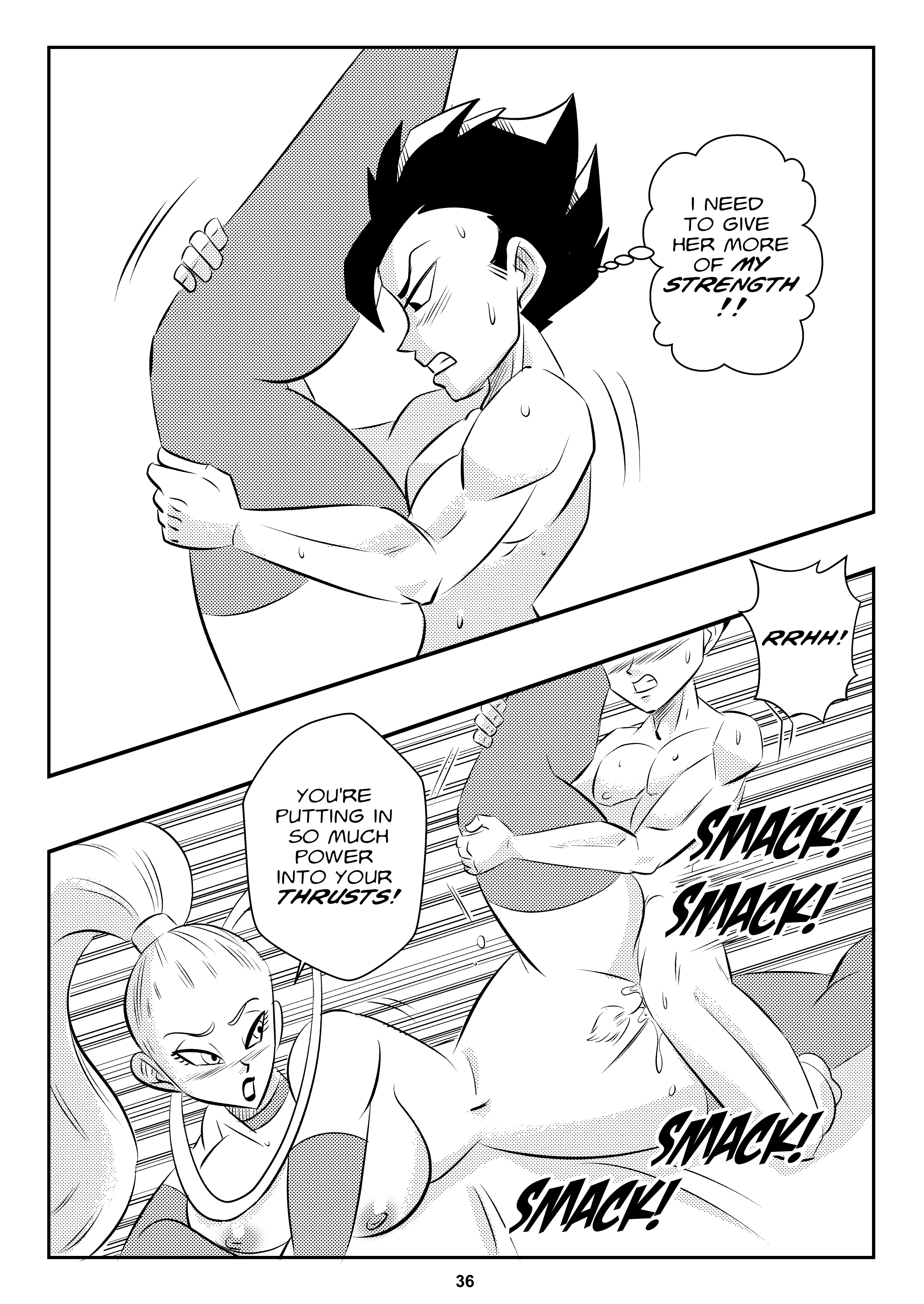 Heavenly Training (Dragon Ball Super) [FunsexyDB] - Chapter 1 — Page 37
