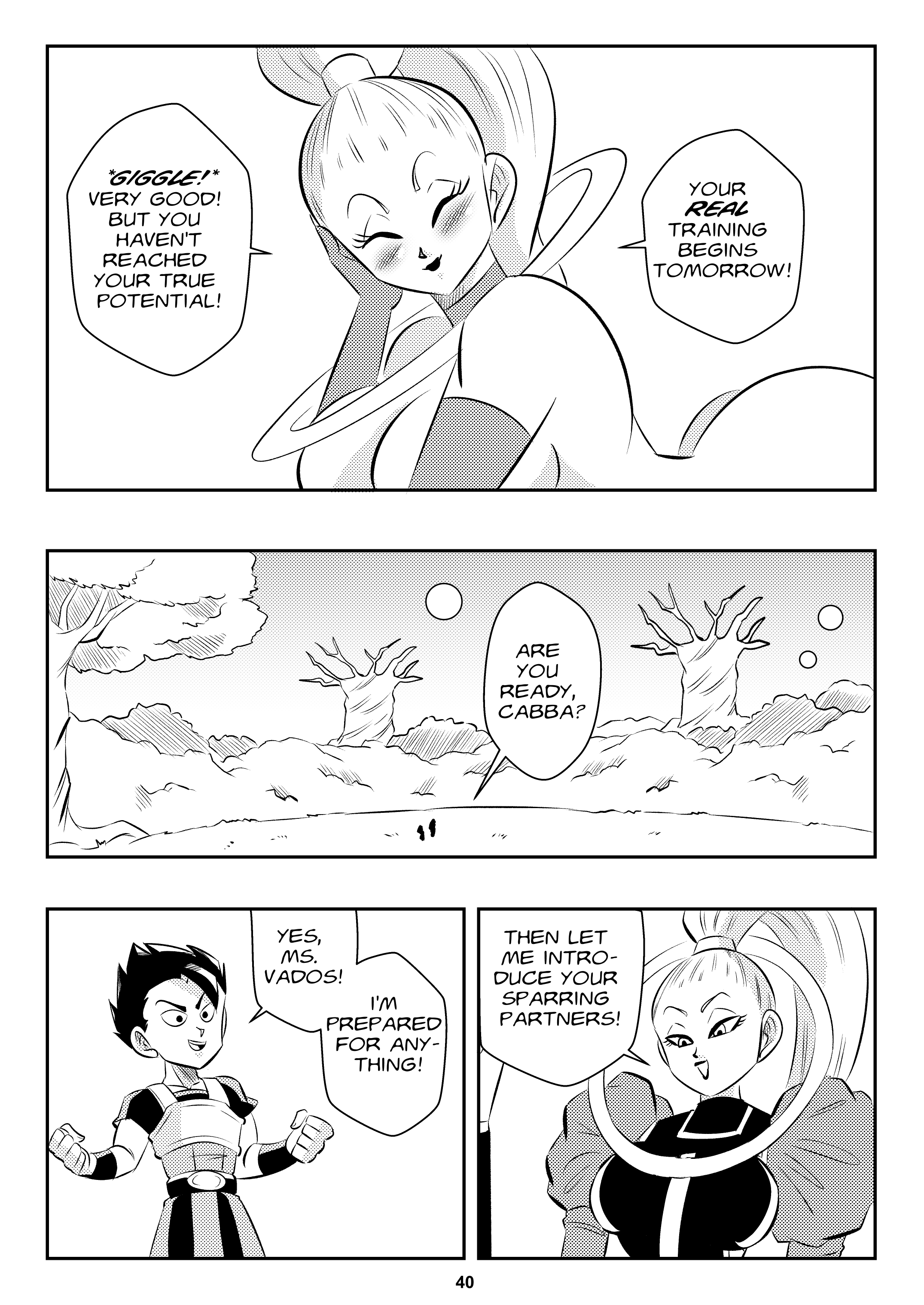 Heavenly Training (Dragon Ball Super) [FunsexyDB] - Chapter 1 — Page 41