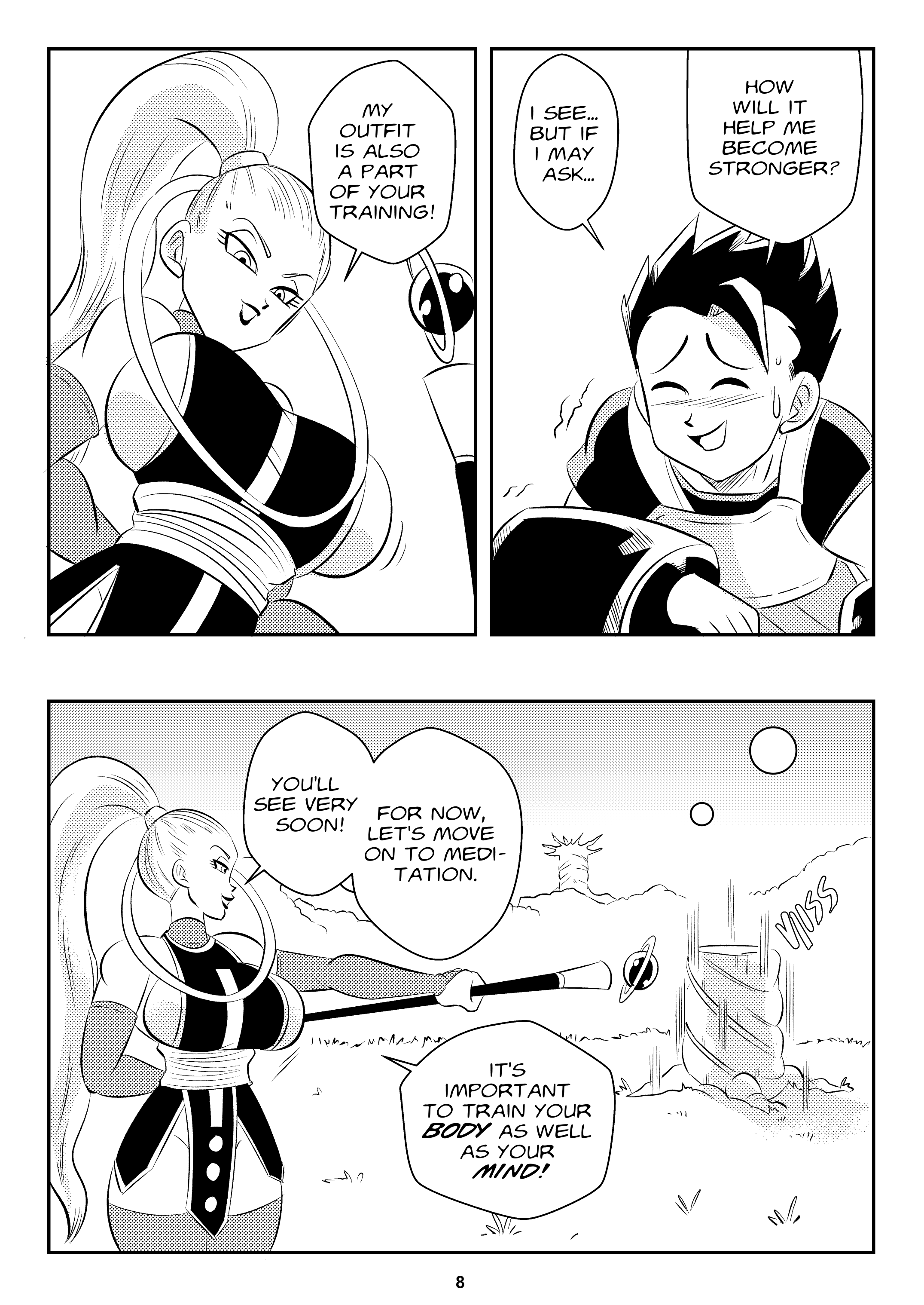 Heavenly Training (Dragon Ball Super) [FunsexyDB] - Chapter 1 — Page 9