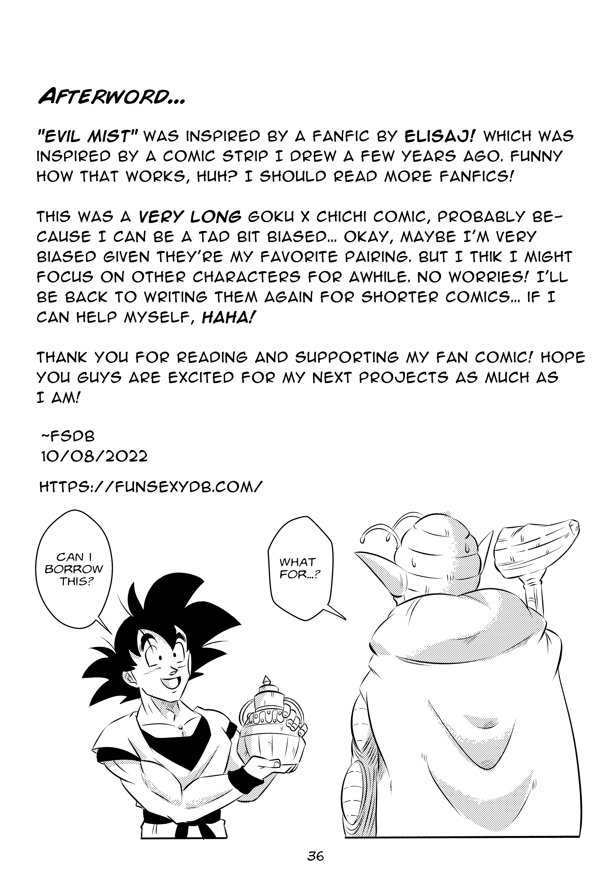 Evil Mist (Dragon Ball Z) [FunsexyDB] - Chapter 1 — Page 38