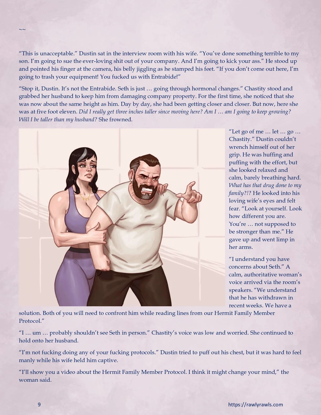 The Trouble With Entrabide [Mitzz , RawlyRawls] - Chapter 5 — Page 9