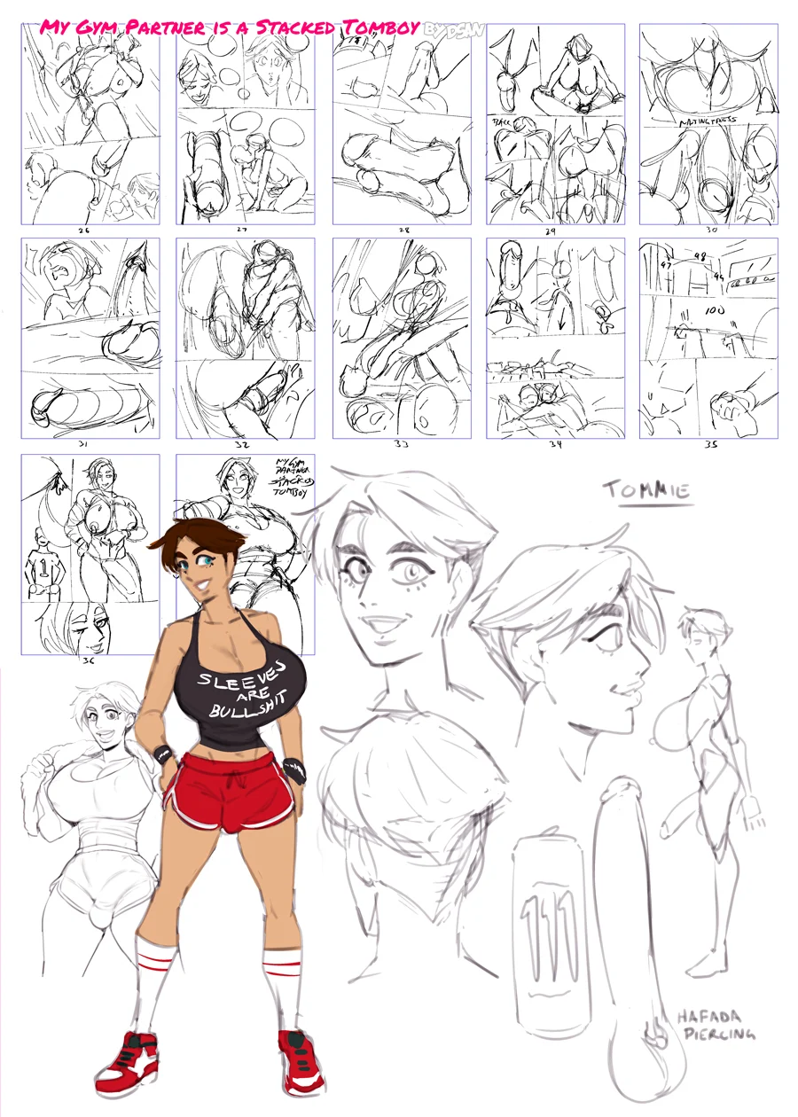 My Gym Partner is a Stacked Tomboy [DSAN] - Chapter 1 — Page 40