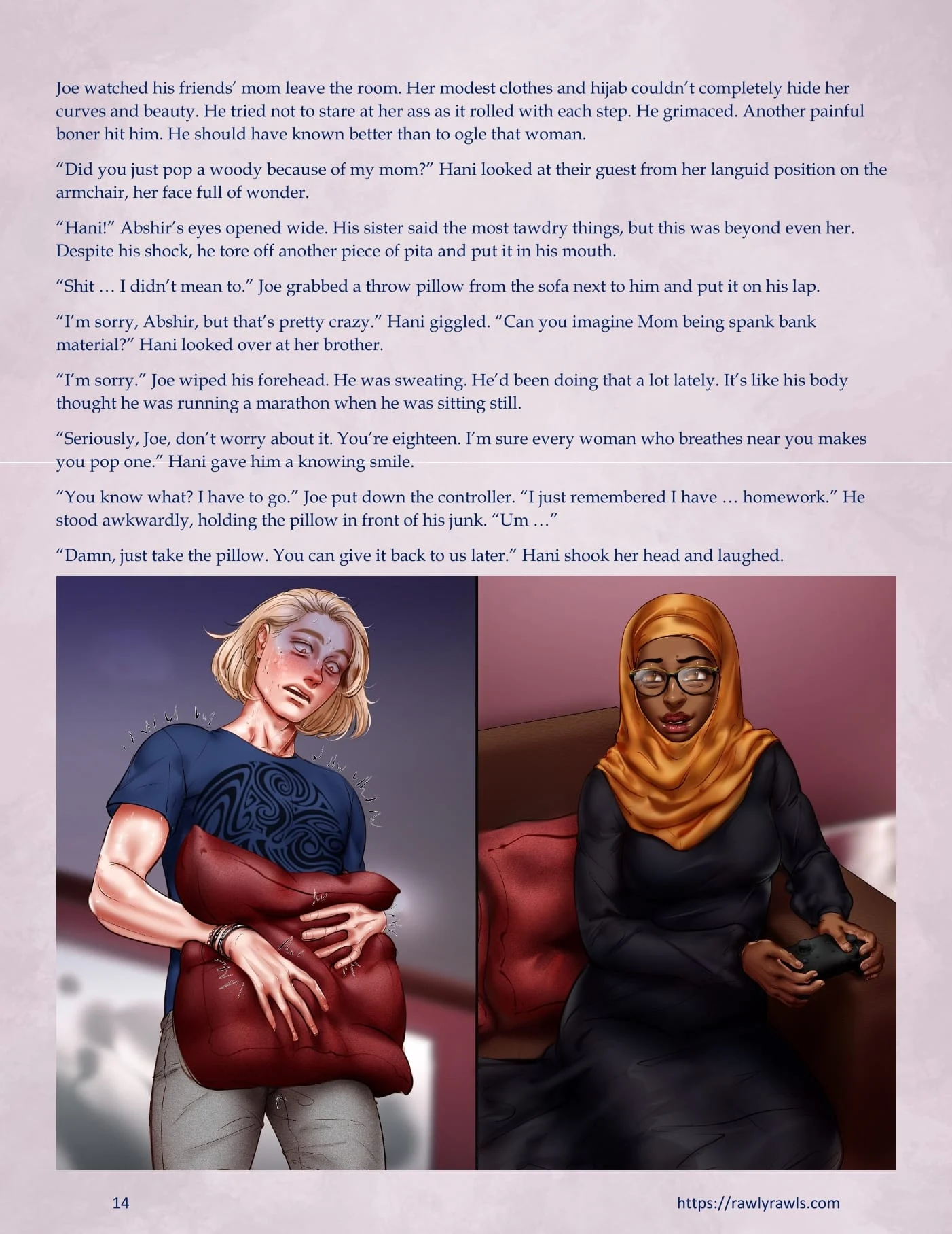 3838 Walnut Street [RawlyRawls , SatanicFruitcake] - Chapter 2 — Page 14