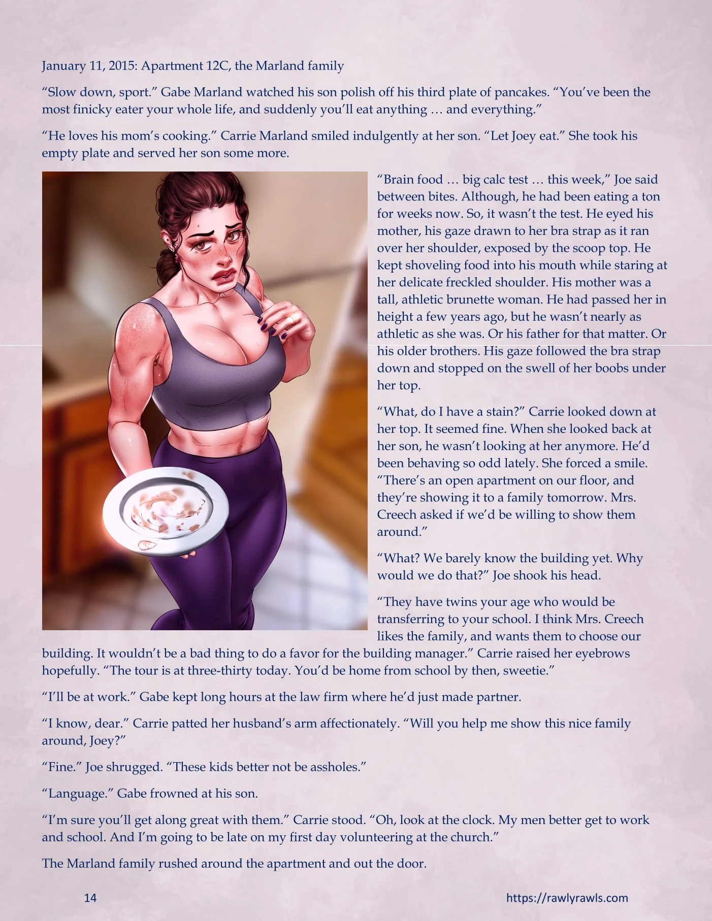 3838 Walnut Street [RawlyRawls , SatanicFruitcake] - Chapter 1 — Page 14