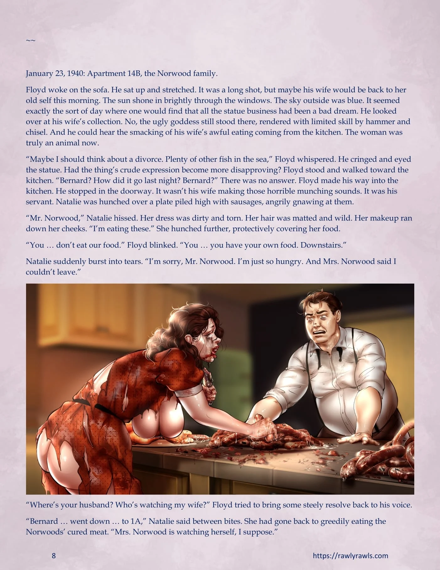 3838 Walnut Street [RawlyRawls , SatanicFruitcake] - Chapter 5 — Page 8