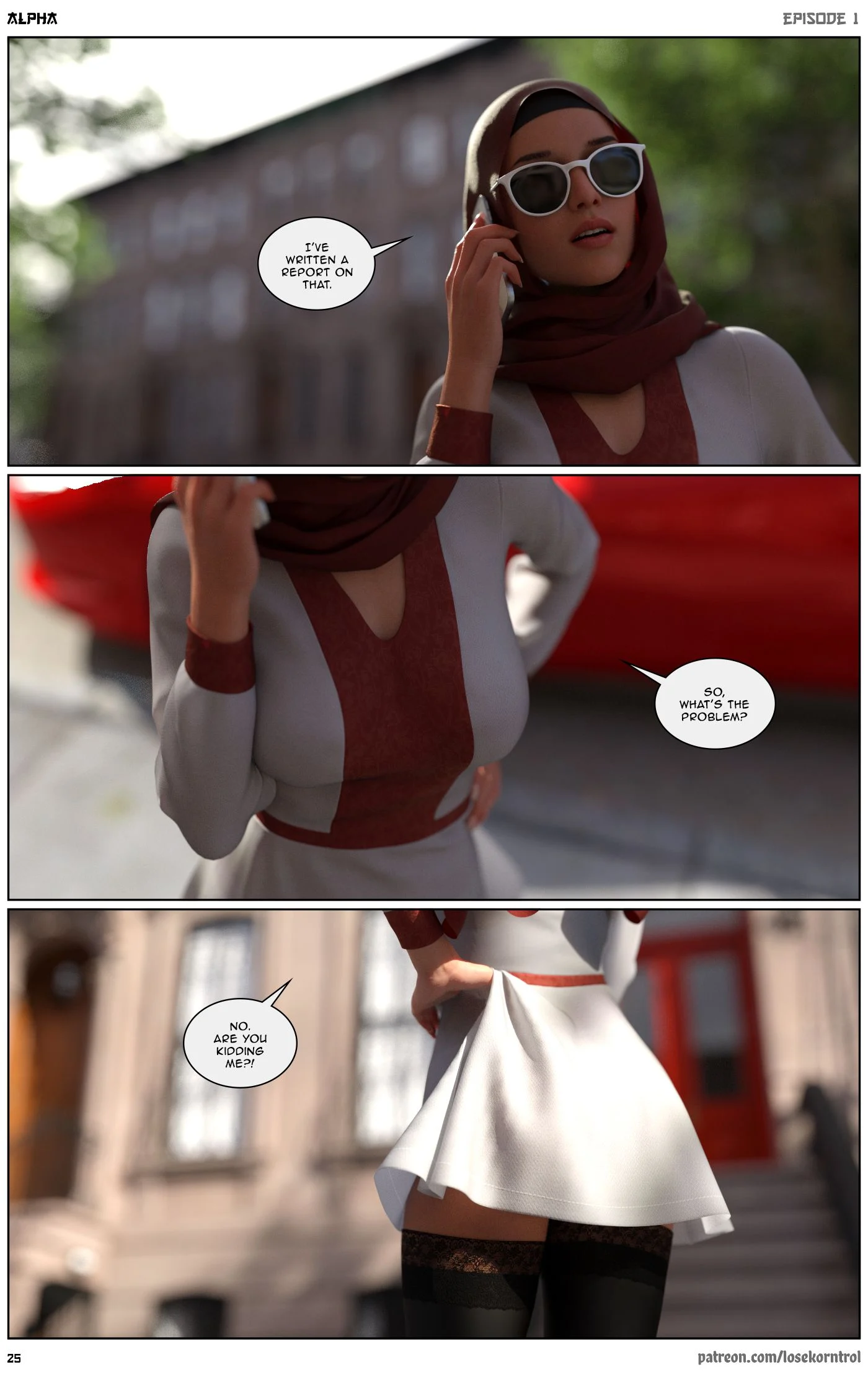 Alpha [LoseKorntrol , Hijab 3DX] - Chapter 1 — Page 25