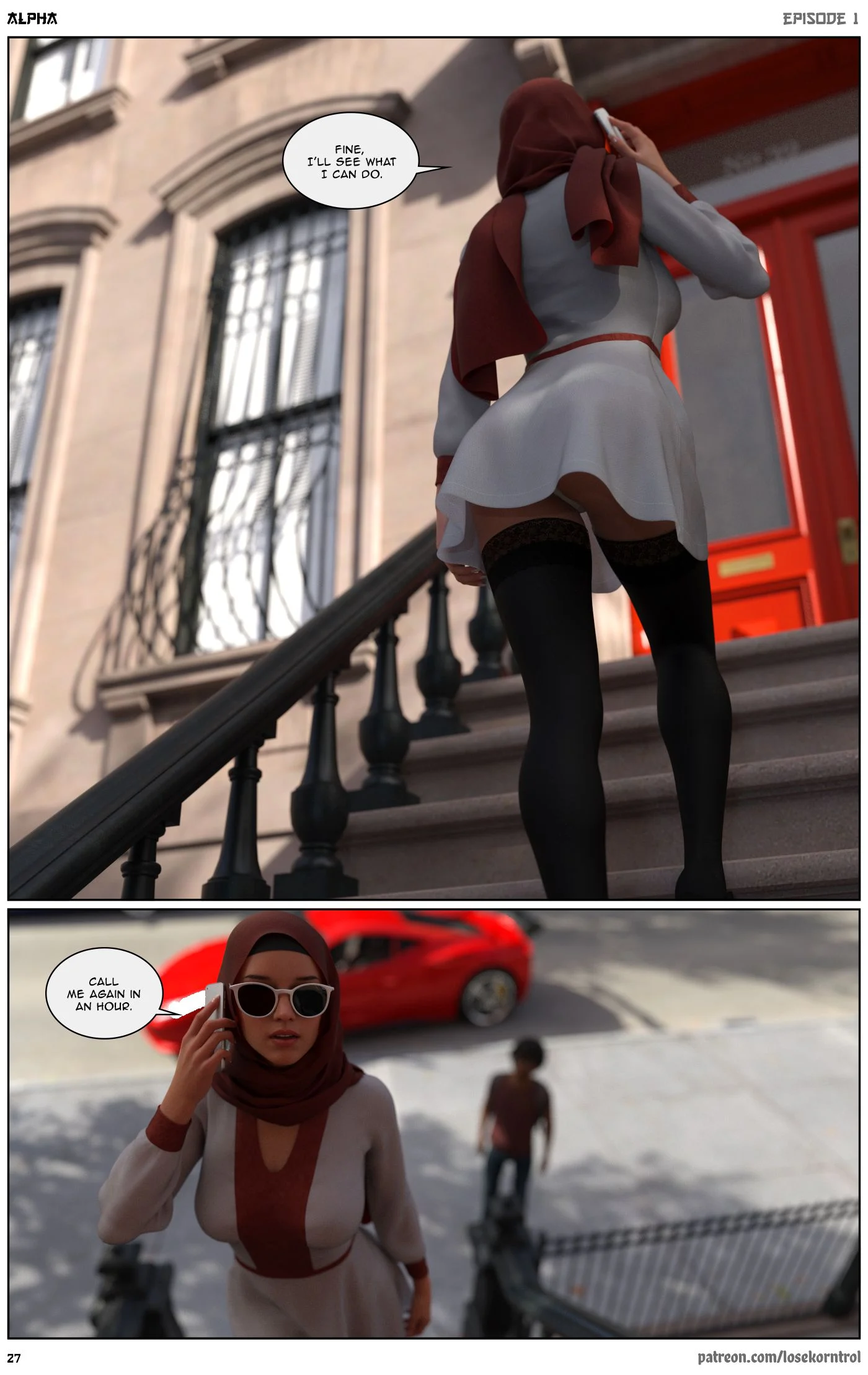 Alpha [LoseKorntrol , Hijab 3DX] - Chapter 1 — Page 27