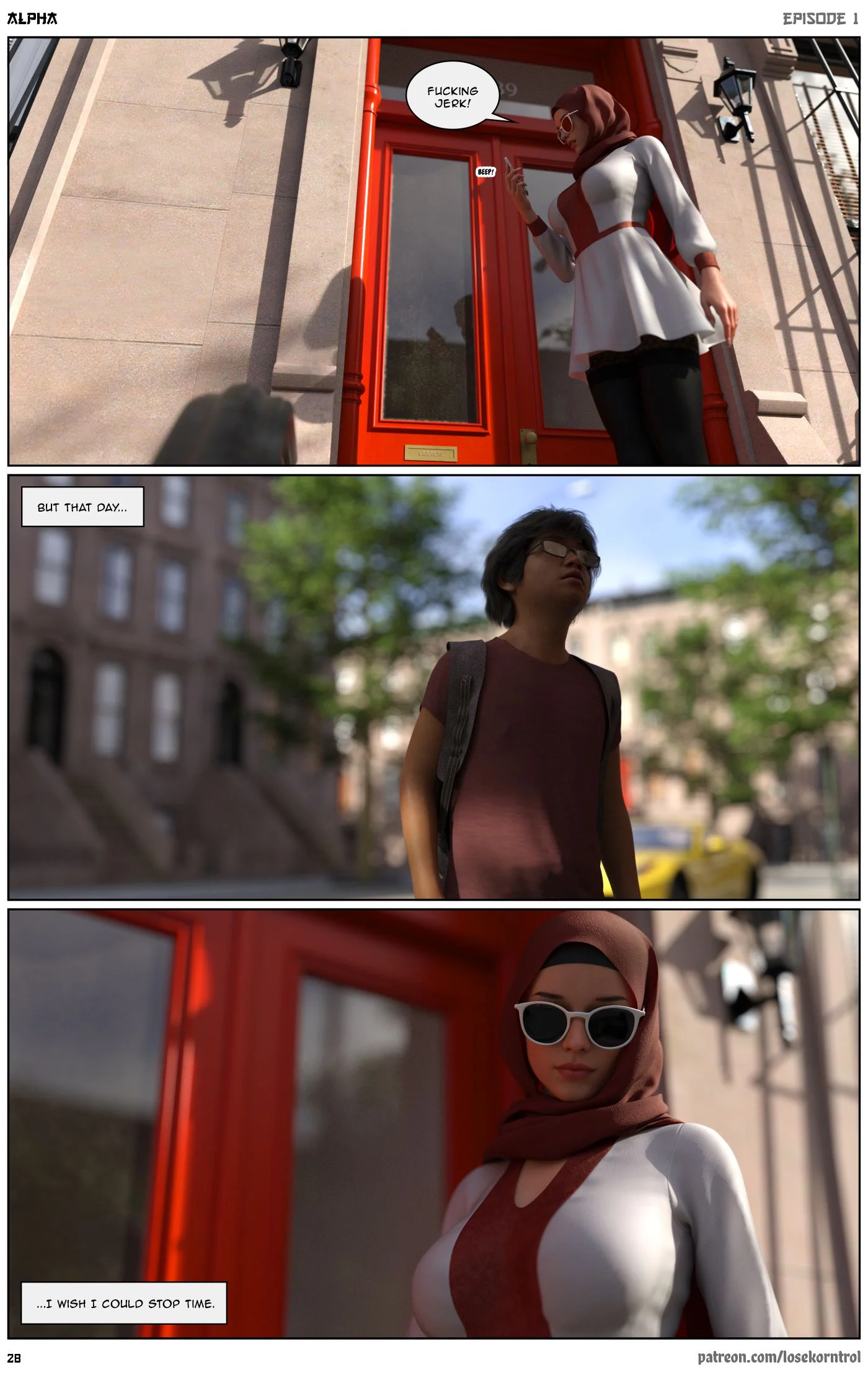 Alpha [LoseKorntrol , Hijab 3DX] - Chapter 1 — Page 28