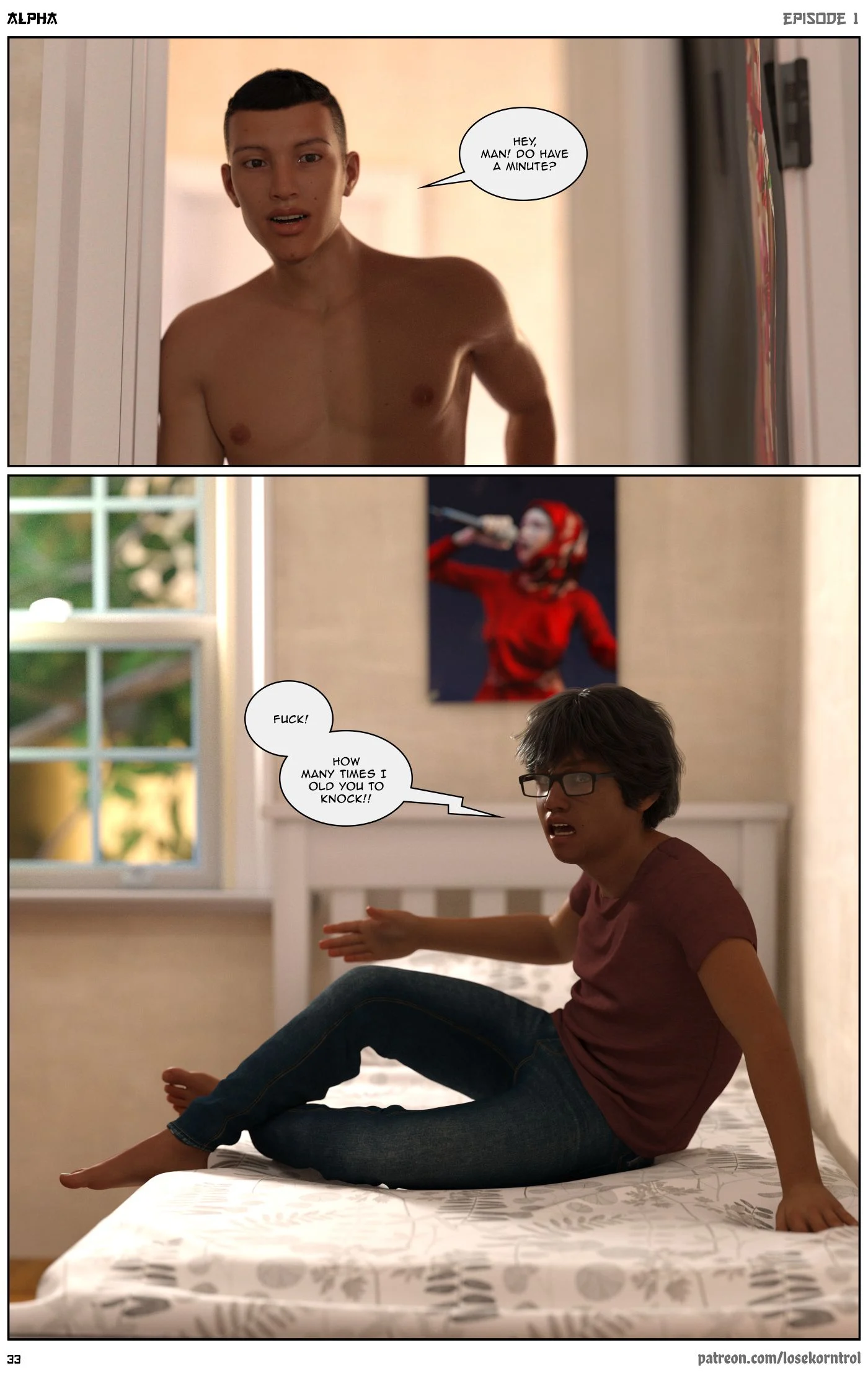 Alpha [LoseKorntrol , Hijab 3DX] - Chapter 1 — Page 33