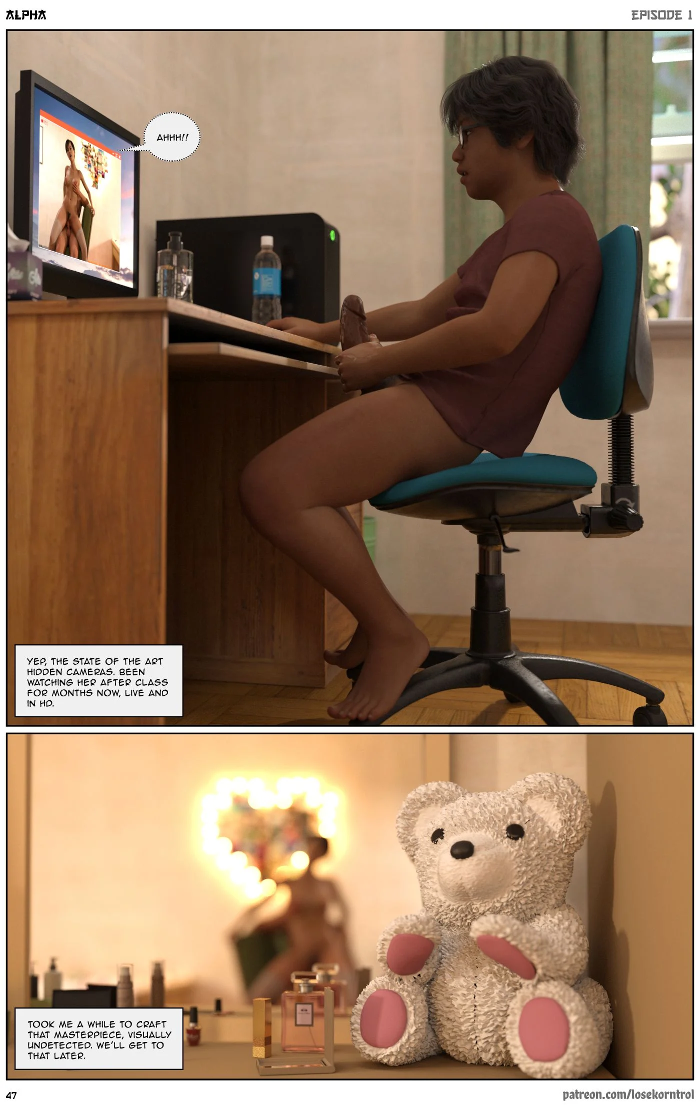 Alpha [LoseKorntrol , Hijab 3DX] - Chapter 1 — Page 47