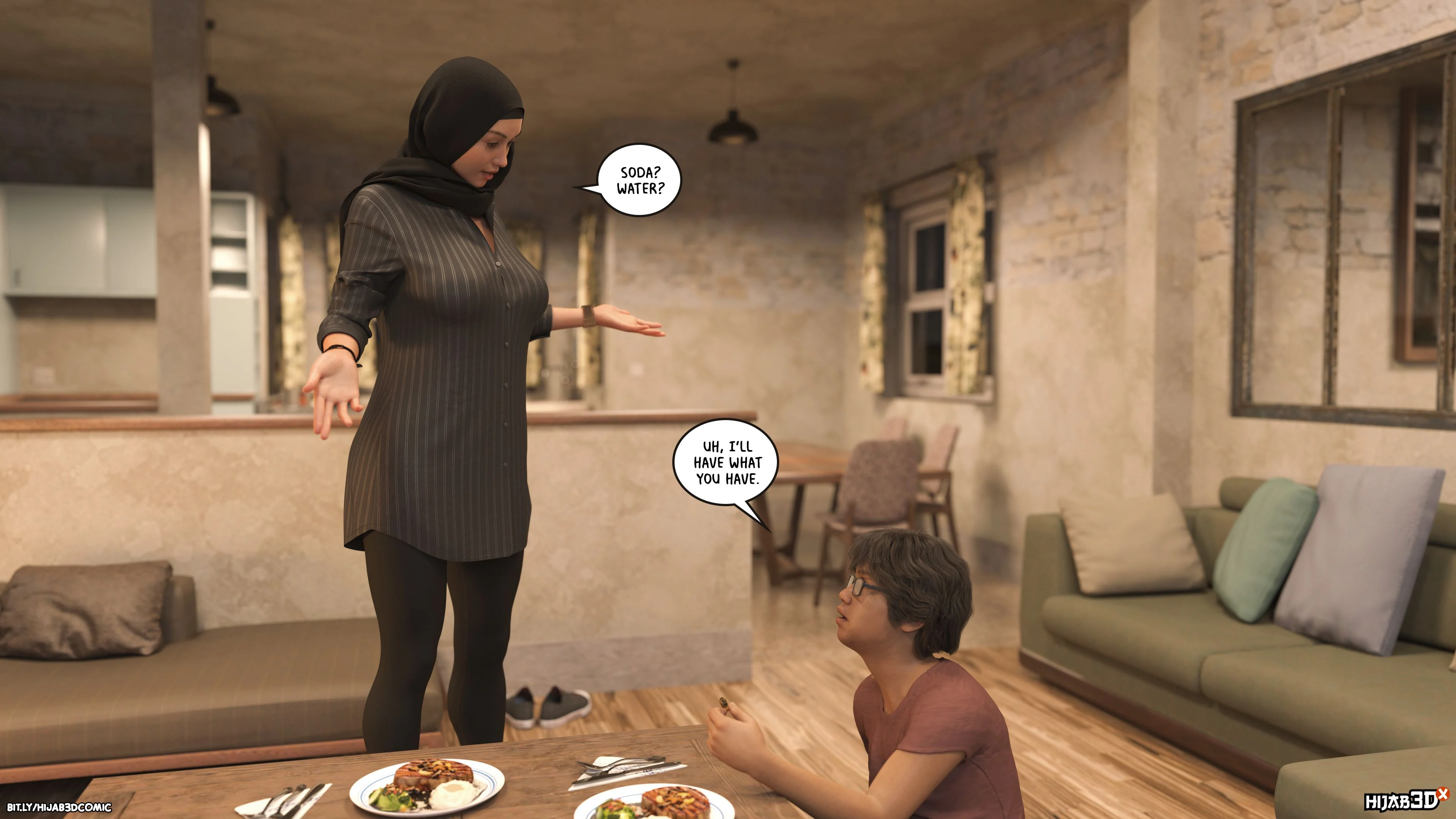 Alpha [LoseKorntrol , Hijab 3DX] - Chapter 3 — Page 6