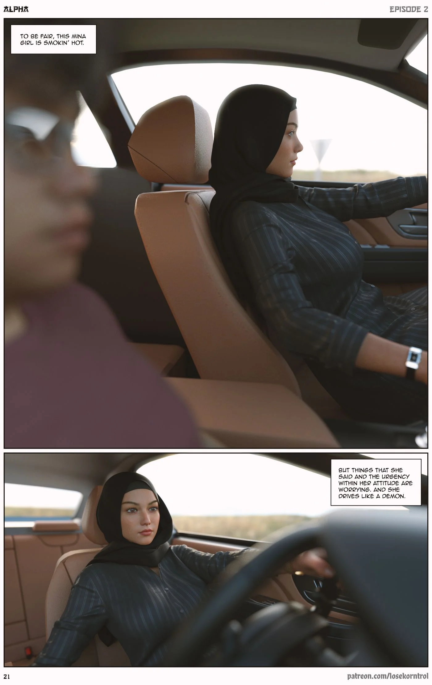 Alpha [LoseKorntrol , Hijab 3DX] - Chapter 2 — Page 22