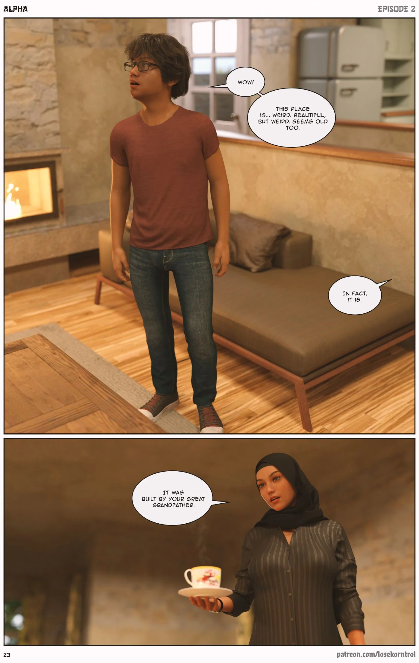 Alpha [LoseKorntrol , Hijab 3DX] - Chapter 2 — Page 24