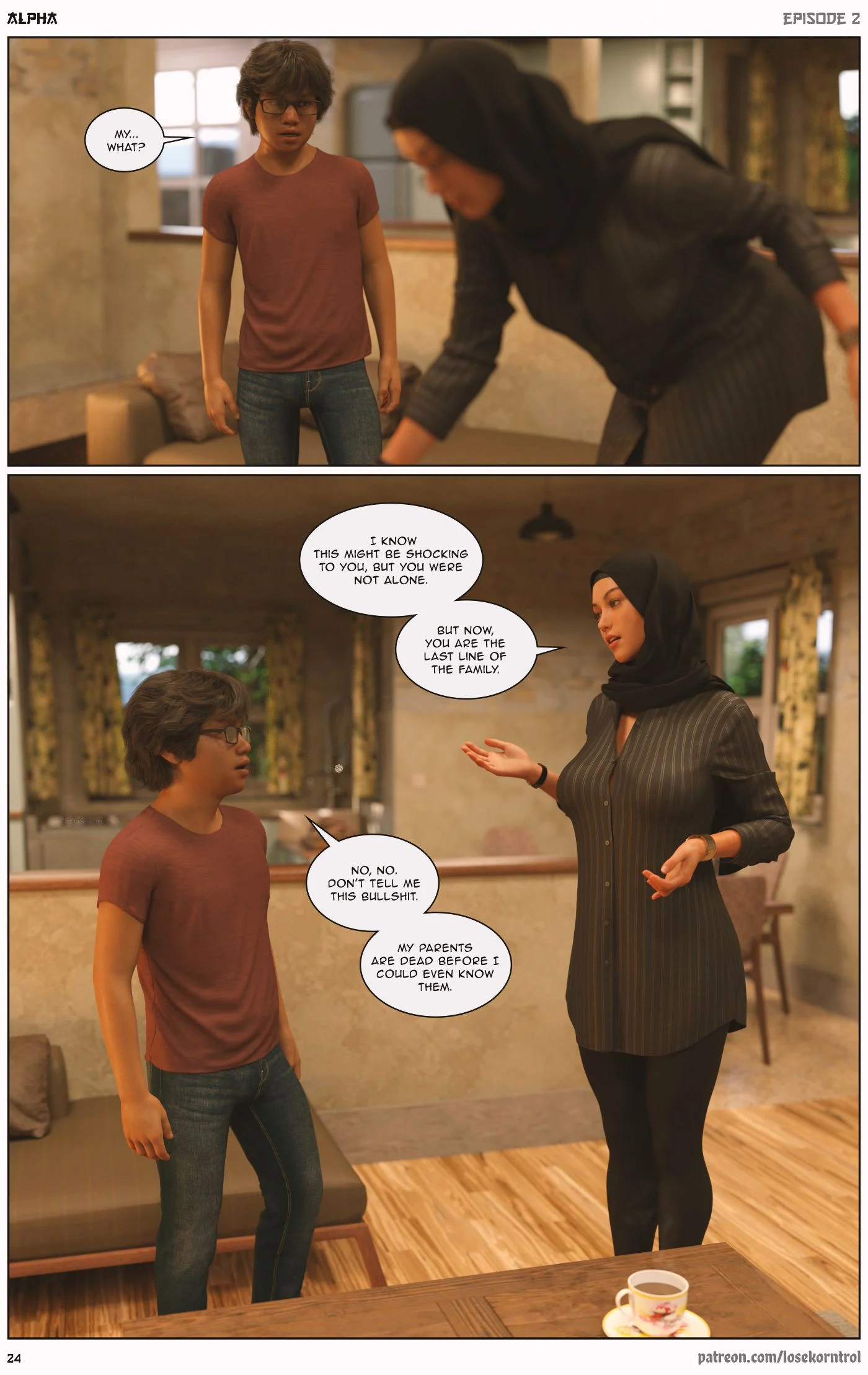 Alpha [LoseKorntrol , Hijab 3DX] - Chapter 2 — Page 25