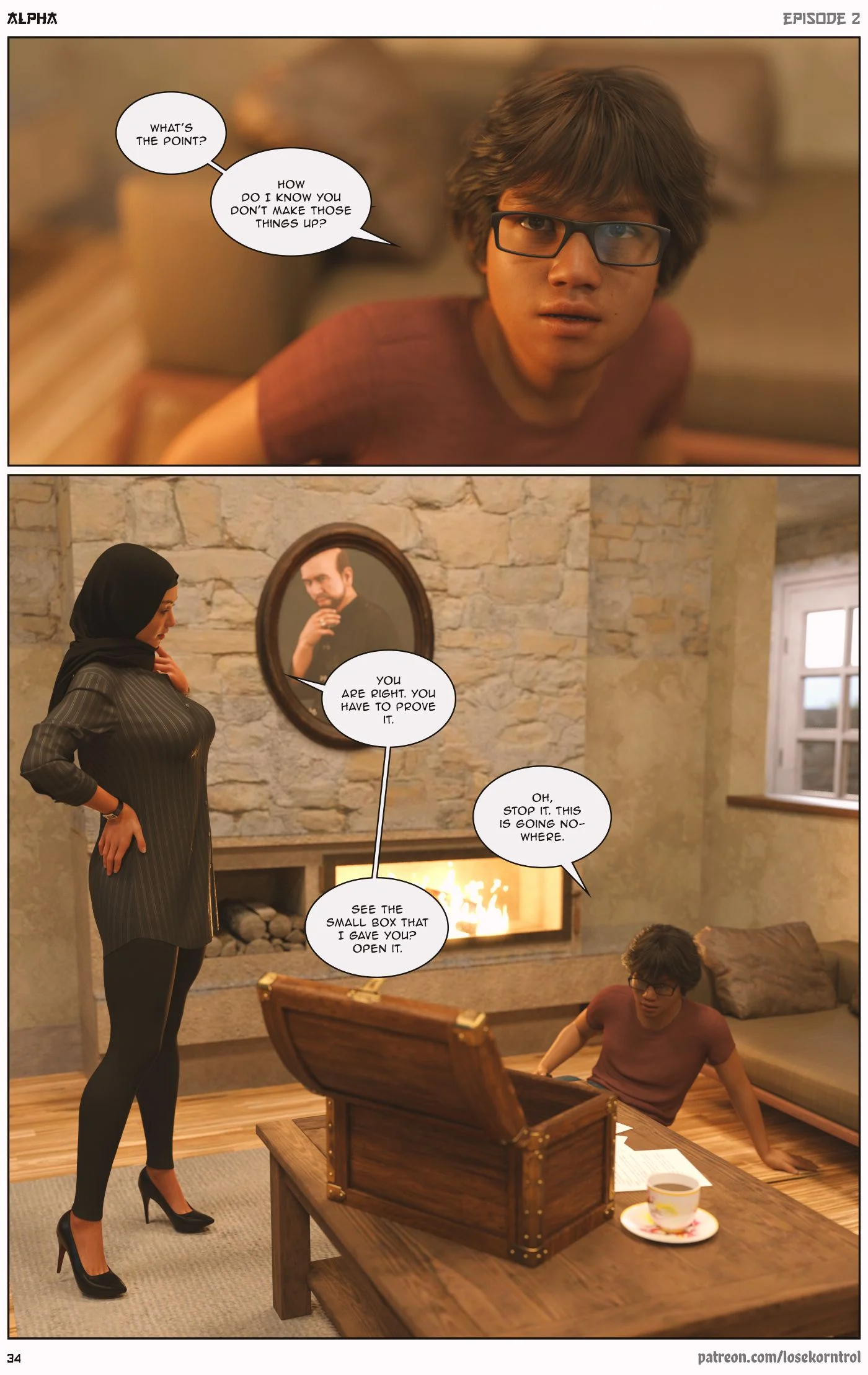 Alpha [LoseKorntrol , Hijab 3DX] - Chapter 2 — Page 35