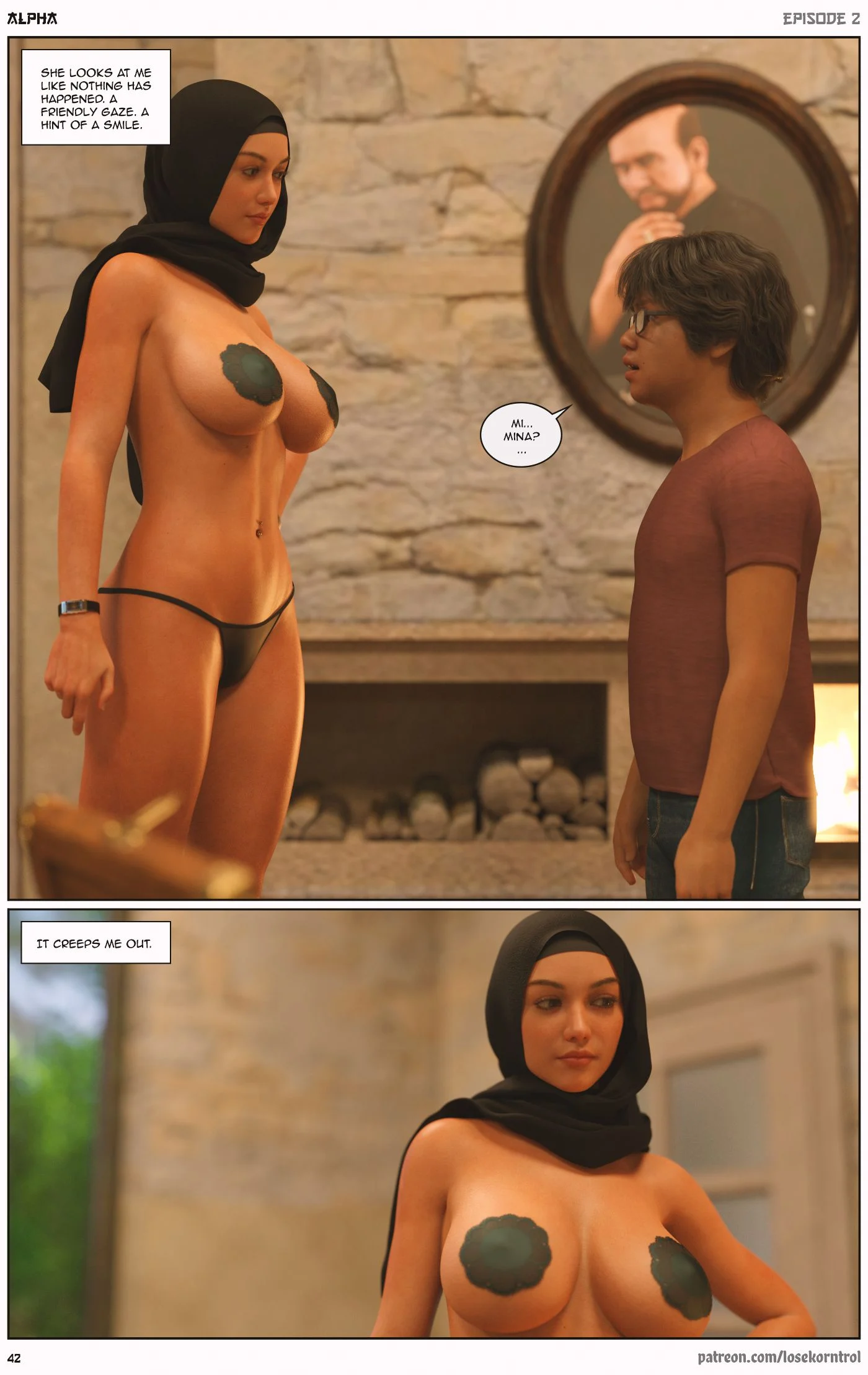 Alpha [LoseKorntrol , Hijab 3DX] - Chapter 2 — Page 43