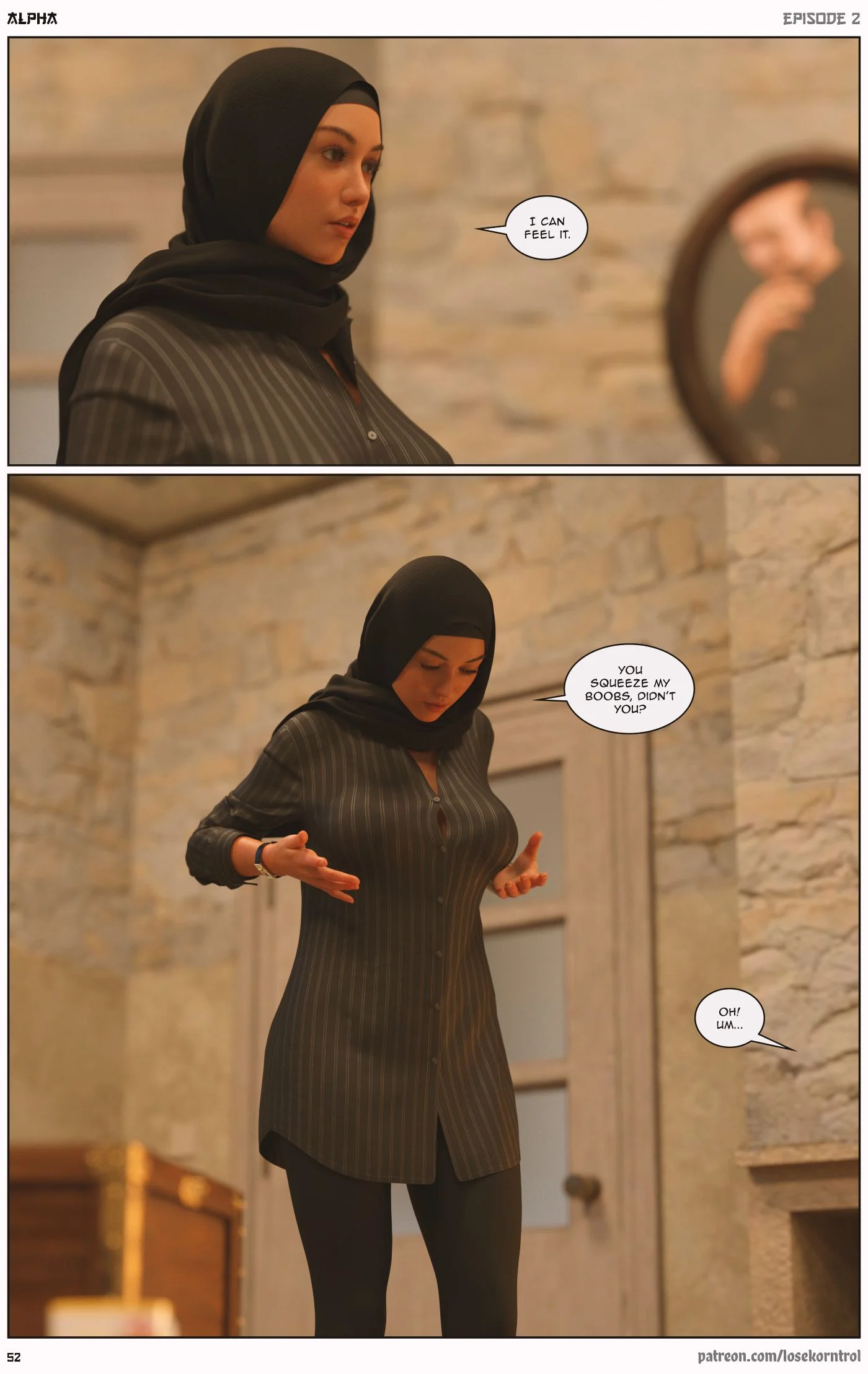 Alpha [LoseKorntrol , Hijab 3DX] - Chapter 2 — Page 53