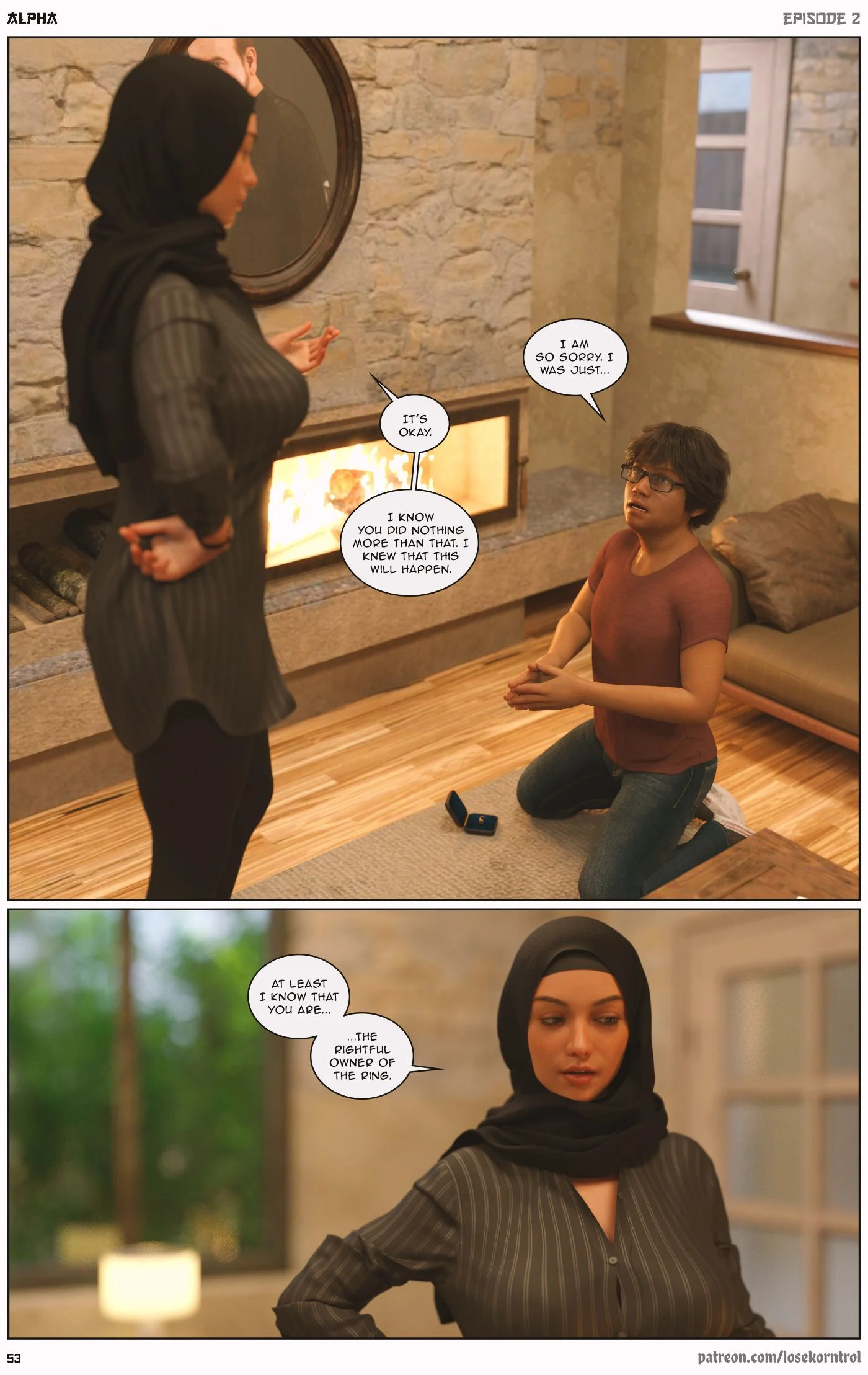 Alpha [LoseKorntrol , Hijab 3DX] - Chapter 2 — Page 54