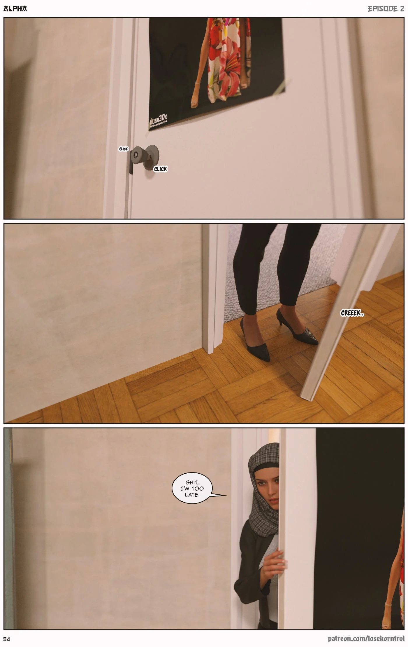 Alpha [LoseKorntrol , Hijab 3DX] - Chapter 2 — Page 55
