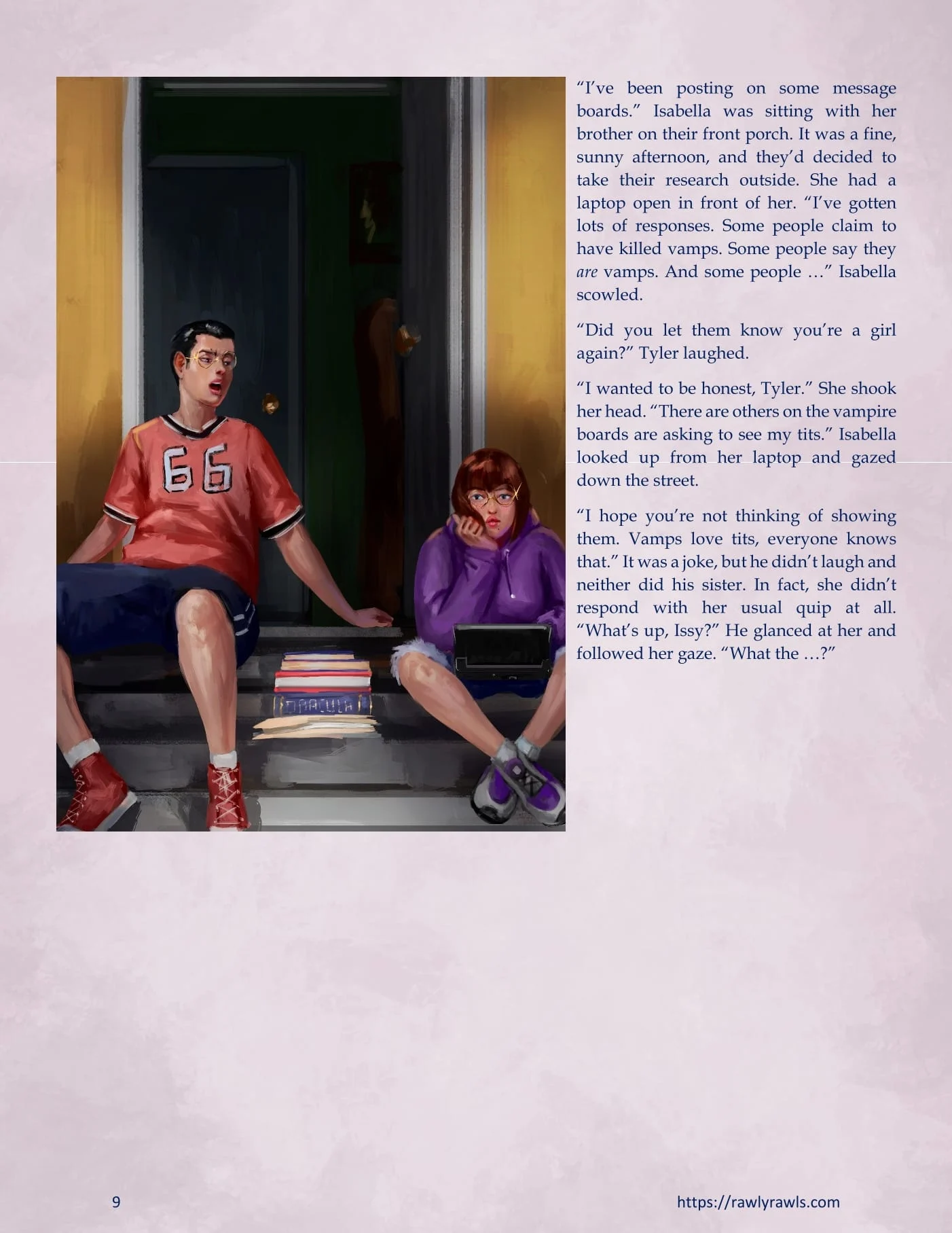 Nosferatu Next Door [MrPengui , RawlyRawls] - Chapter 5 — Page 9