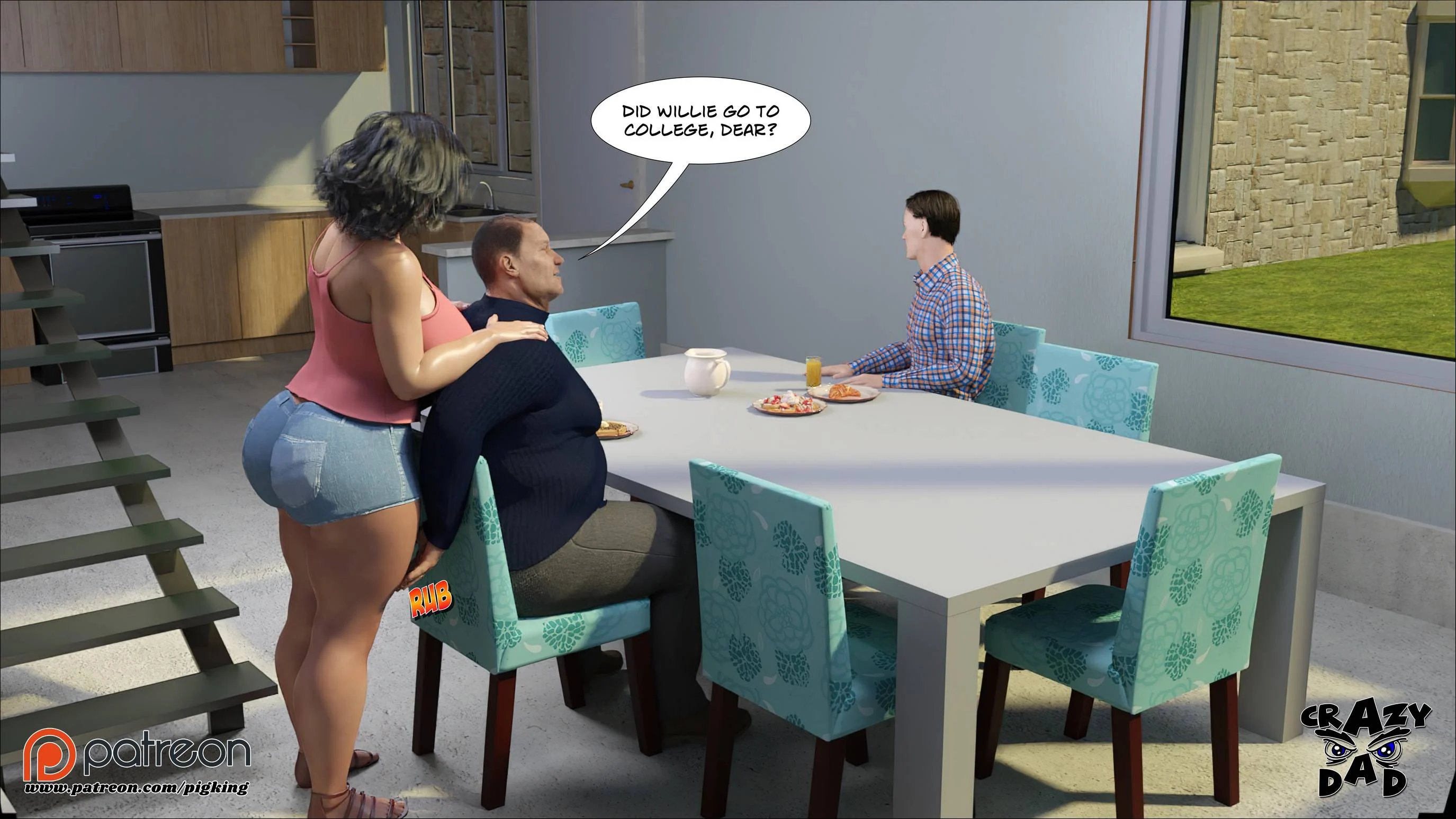 Mom’s Help [CrazyDad3D] - Chapter 55 — Page 12