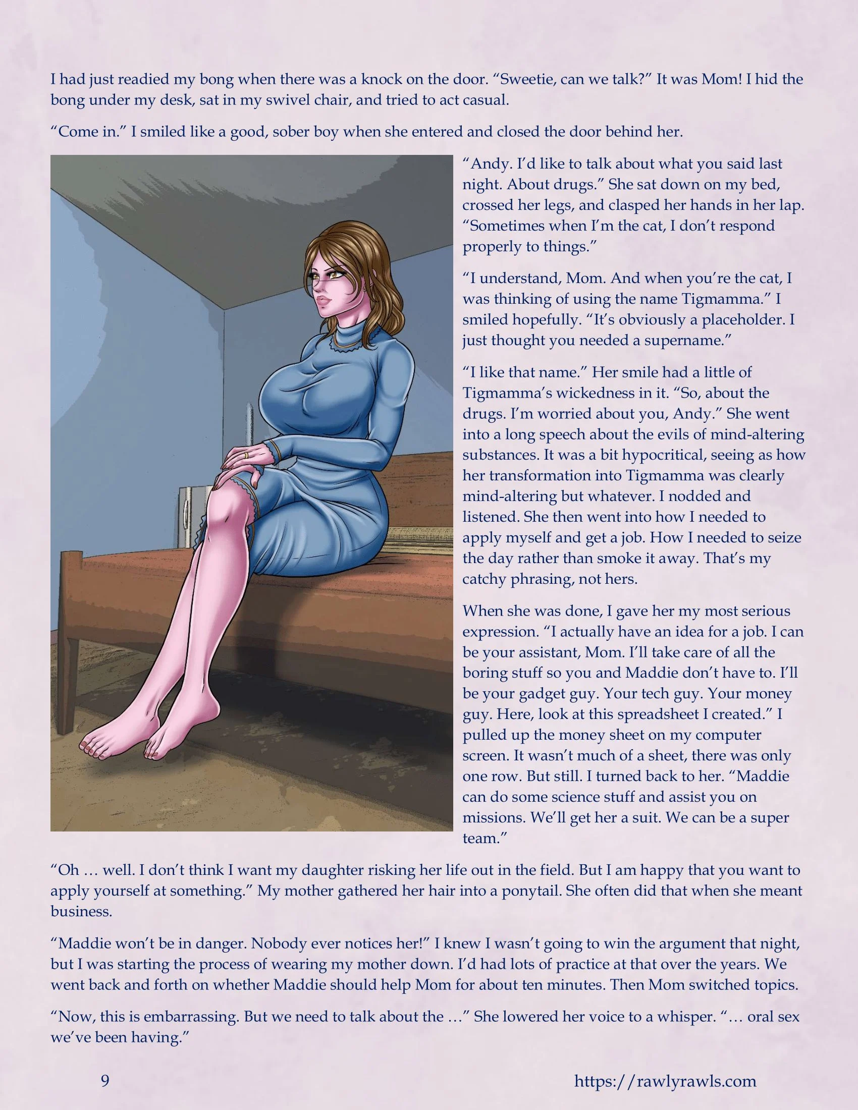 My Mother’s Secret Identity [Adun | Danny Sulca , RawlyRawls] - Chapter 8 — Page 9