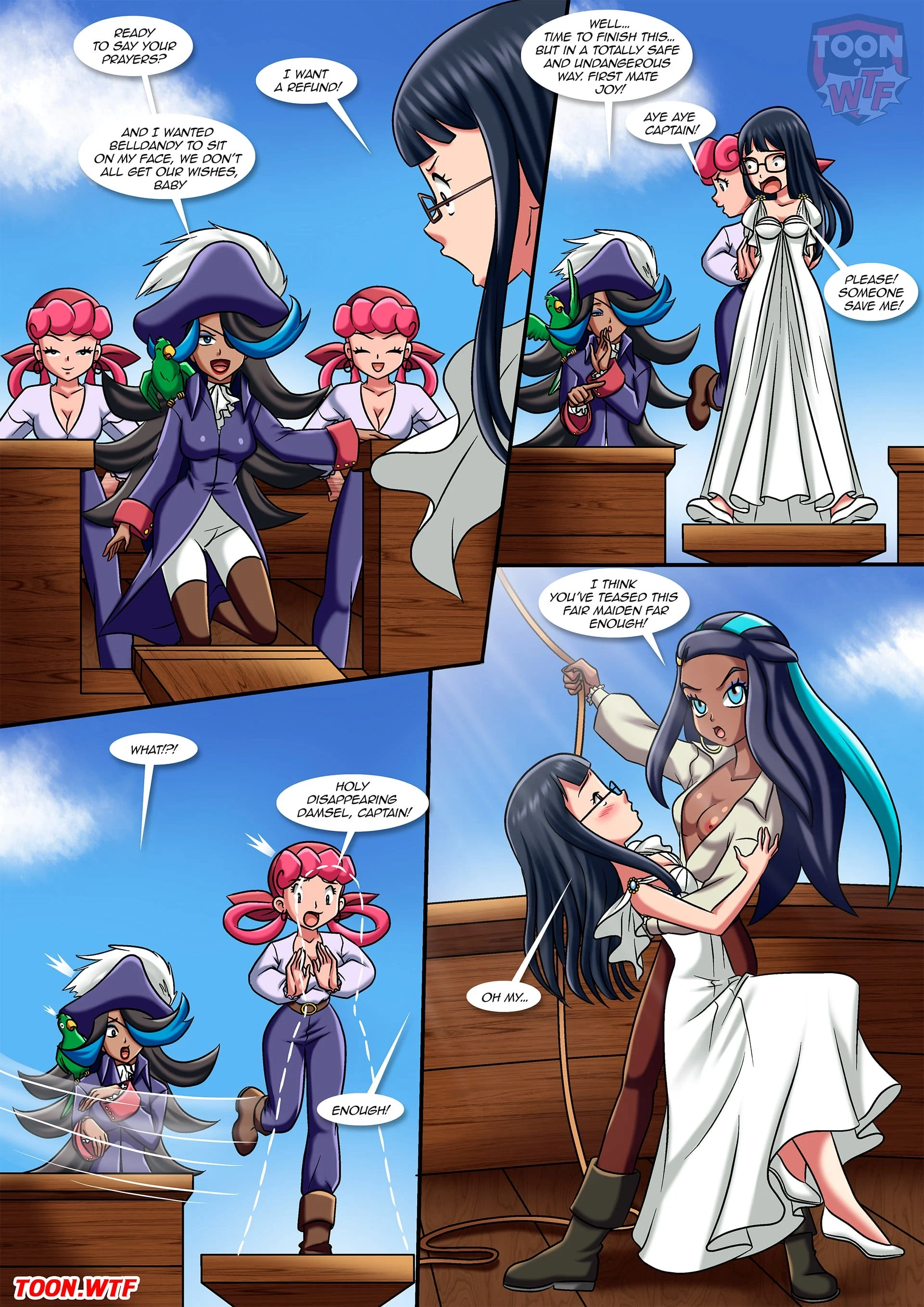 Lesbian Fantasy Island (Digimon , Pokemon) [Palcomix] - Chapter 4 — Page 17