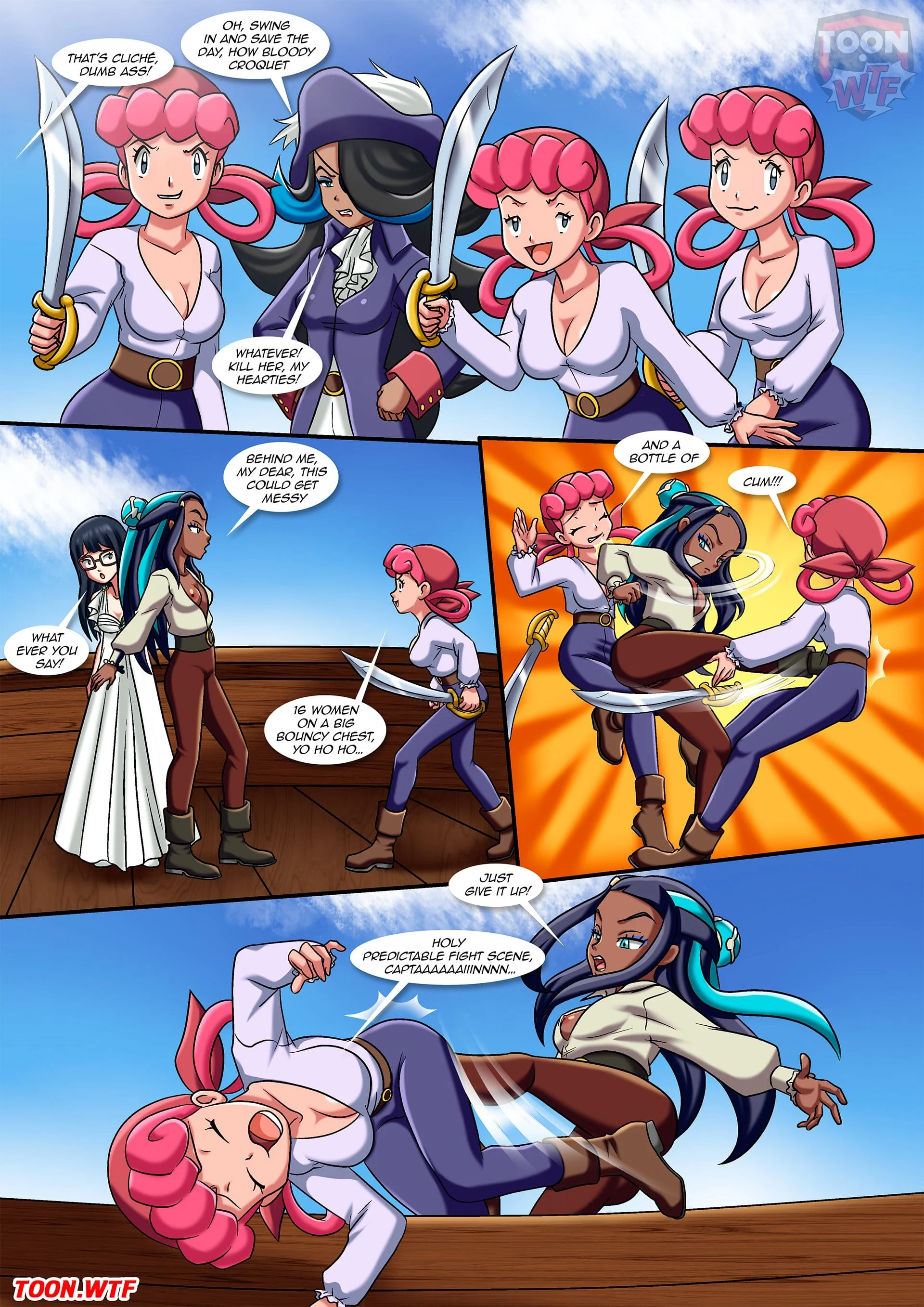 Lesbian Fantasy Island (Digimon , Pokemon) [Palcomix] - Chapter 4 — Page 18