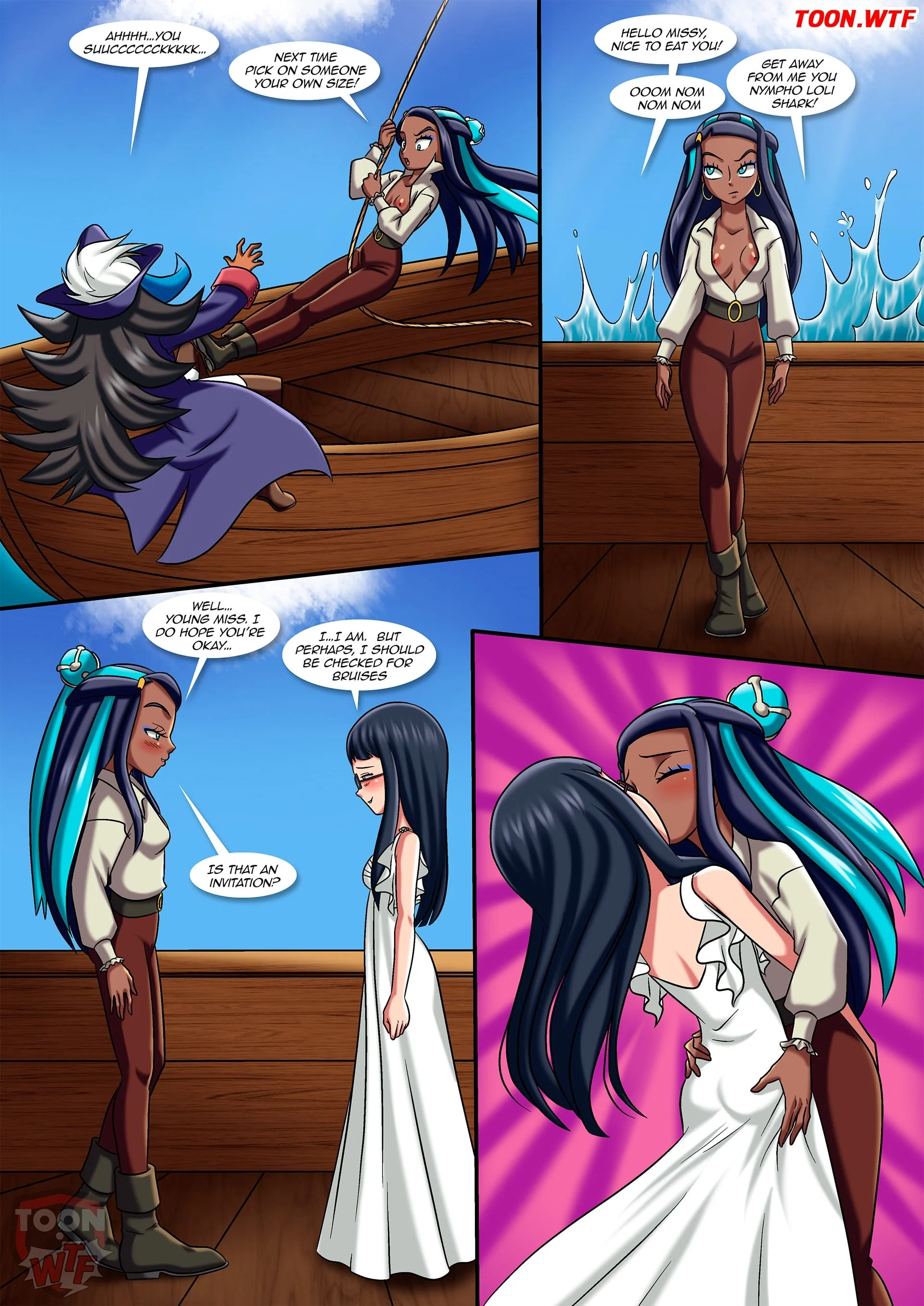 Lesbian Fantasy Island (Digimon , Pokemon) [Palcomix] - Chapter 4 — Page 19