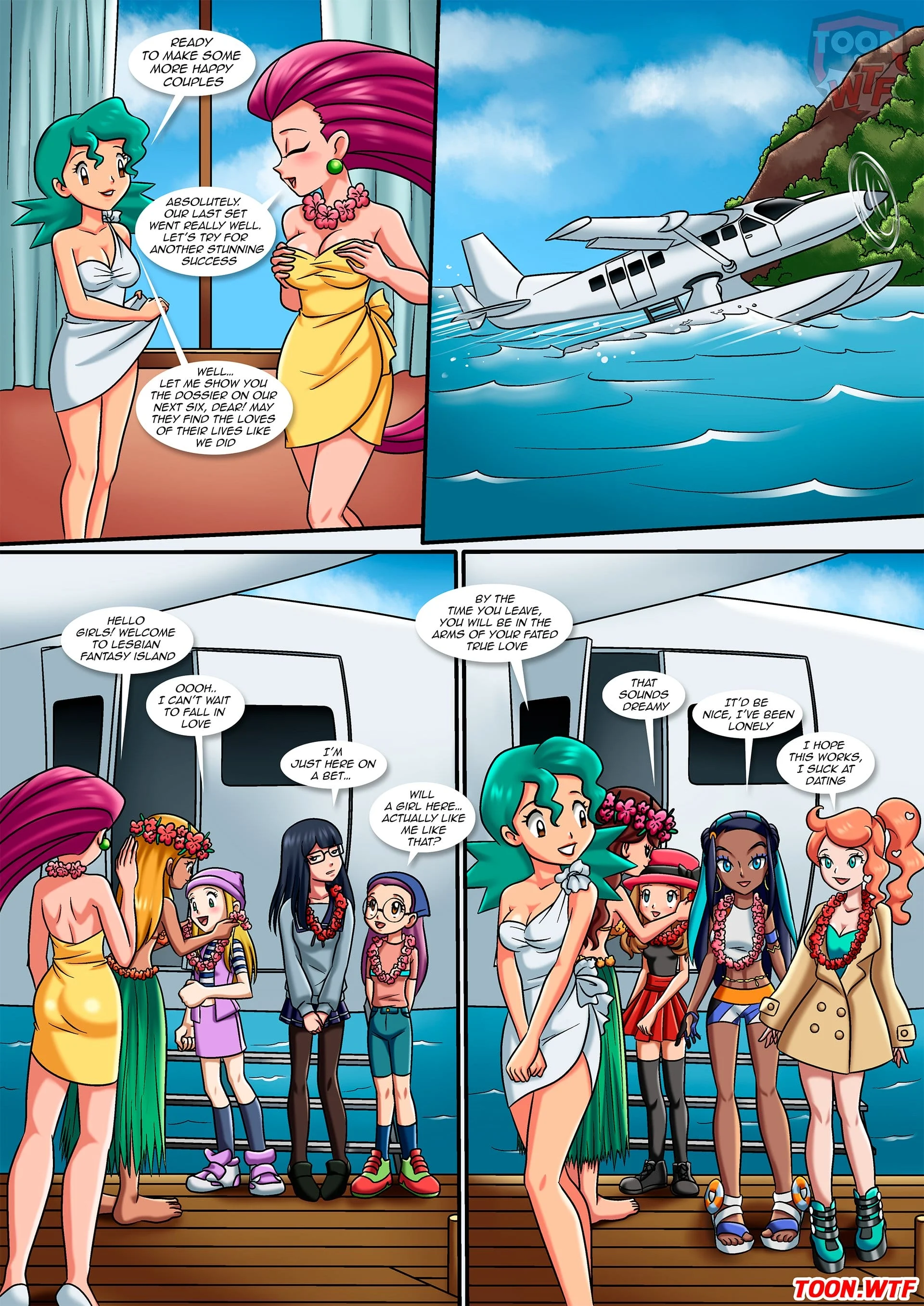 Lesbian Fantasy Island (Digimon , Pokemon) [Palcomix] - Chapter 4 — Page 6