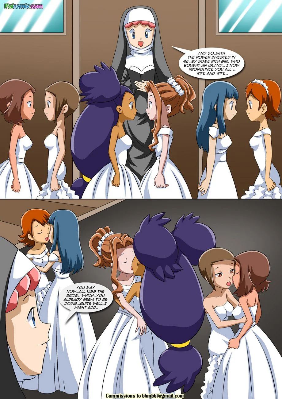 Lesbian Fantasy Island (Digimon , Pokemon) [Palcomix] - Chapter 3 — Page 11