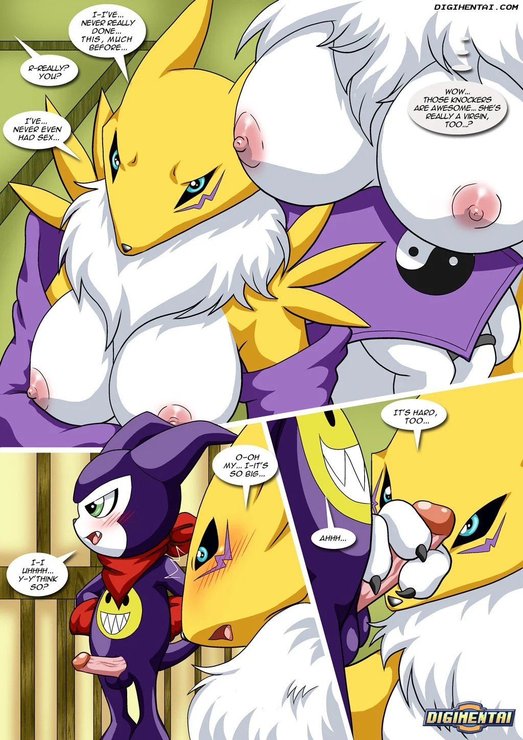 Renamon´s First Time (Digimon) [PalComix] - Chapter 1 — Page 4