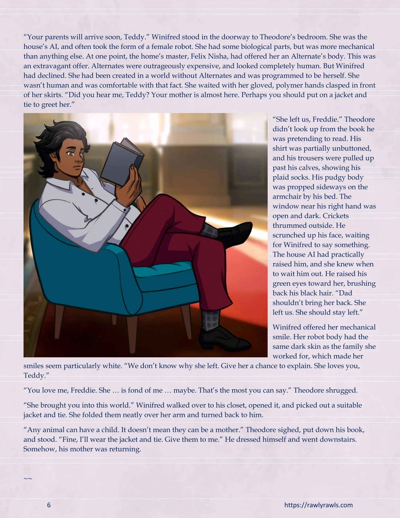 A Mother Returned [Eronautics , RawlyRawls] - Chapter 1.1 — Page 6