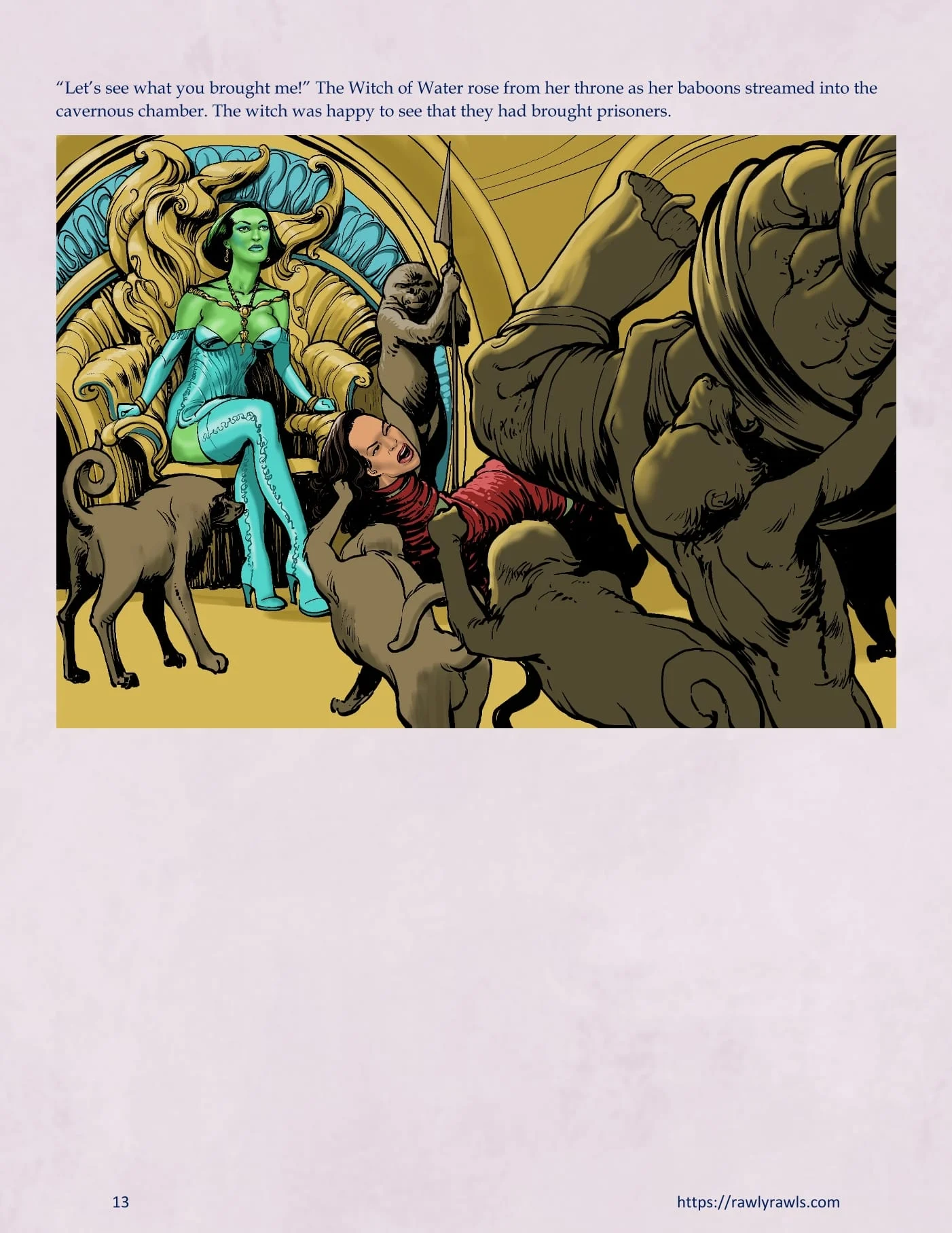 The Warlock Of Claws [DixonLyrax , RawlyRawls] - Chapter 11 — Page 13