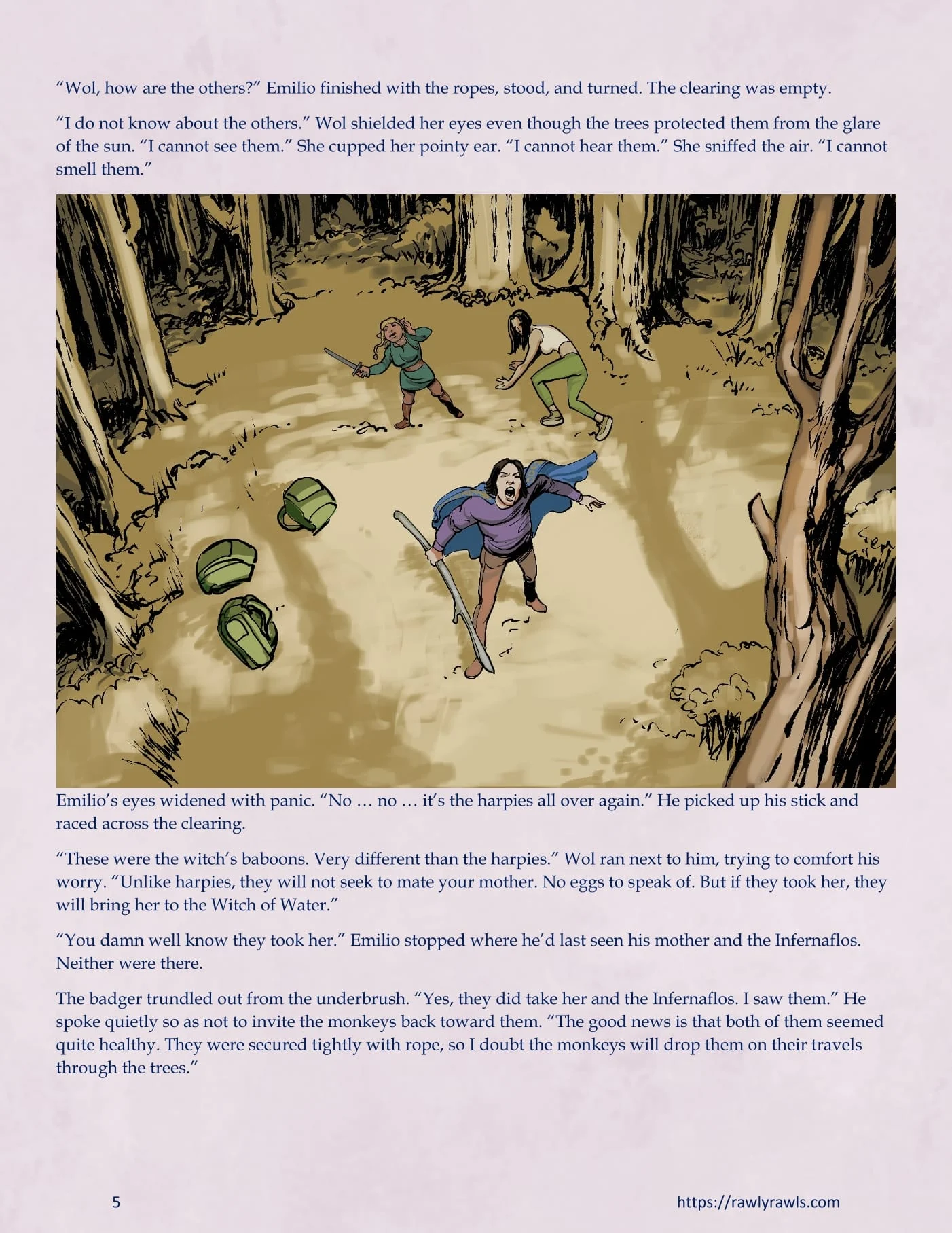 The Warlock Of Claws [DixonLyrax , RawlyRawls] - Chapter 11 — Page 5