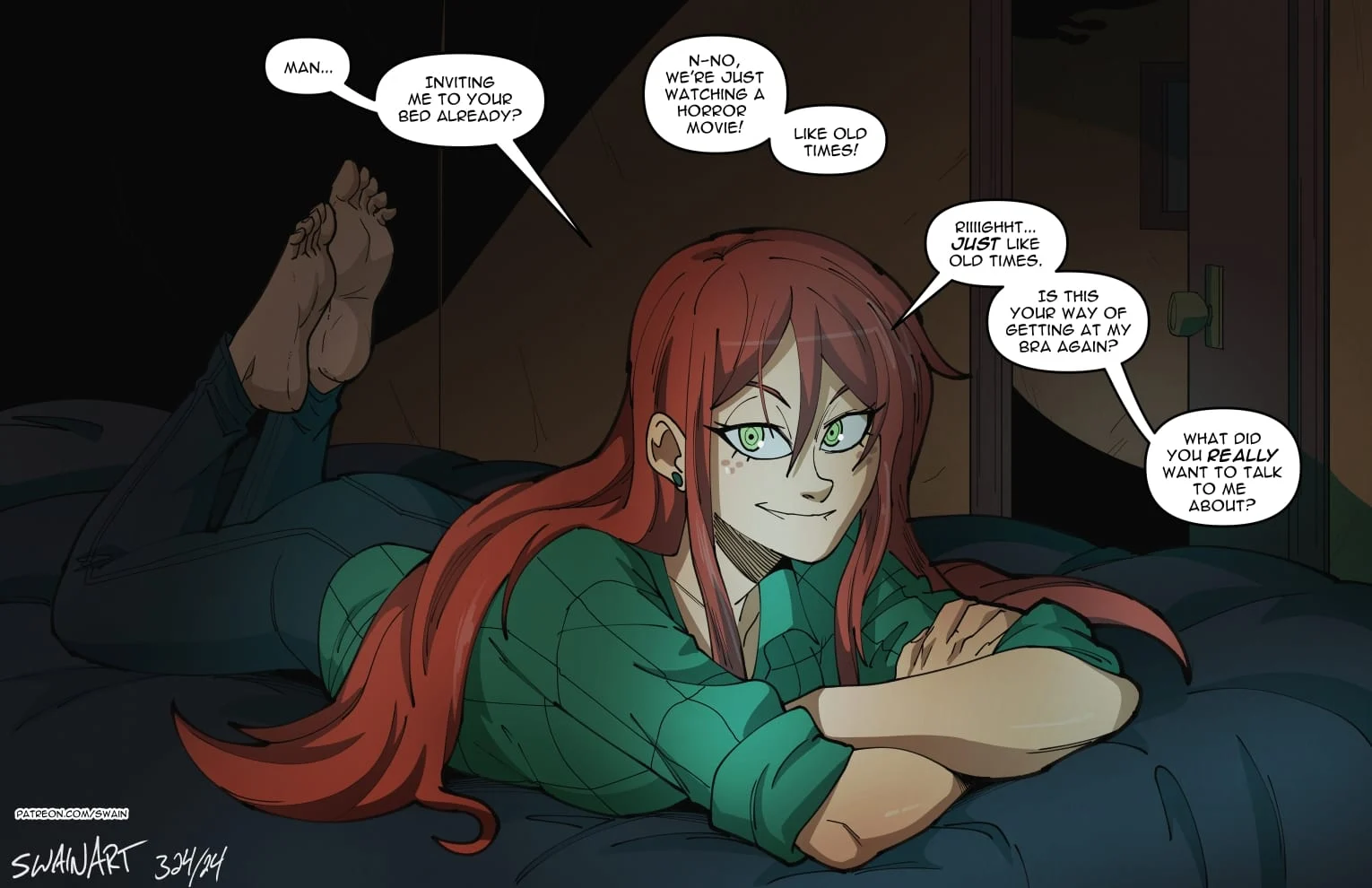 Wendy’s Visit (Gravity Falls) [Swain Art] - Chapter 1 — Page 10