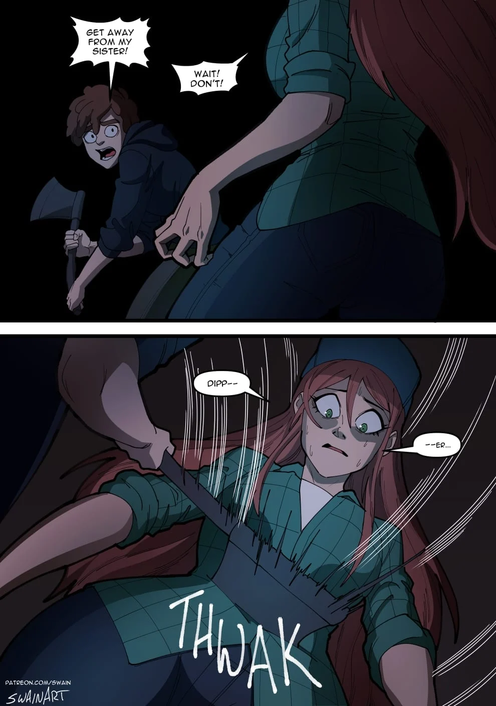 Wendy’s Visit (Gravity Falls) [Swain Art] - Chapter 1 — Page 18