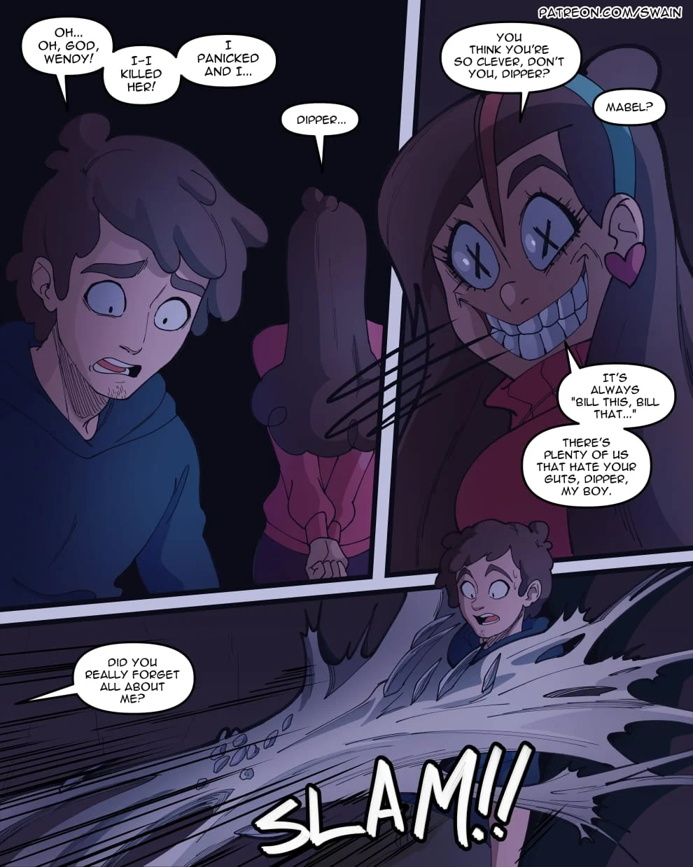 Wendy’s Visit (Gravity Falls) [Swain Art] - Chapter 1 — Page 19