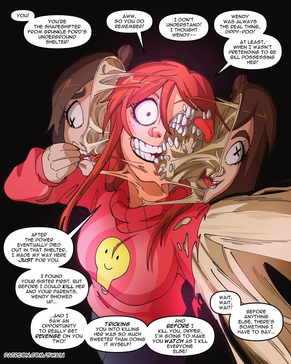 Wendy’s Visit (Gravity Falls) [Swain Art] - Chapter 1 — Page 20