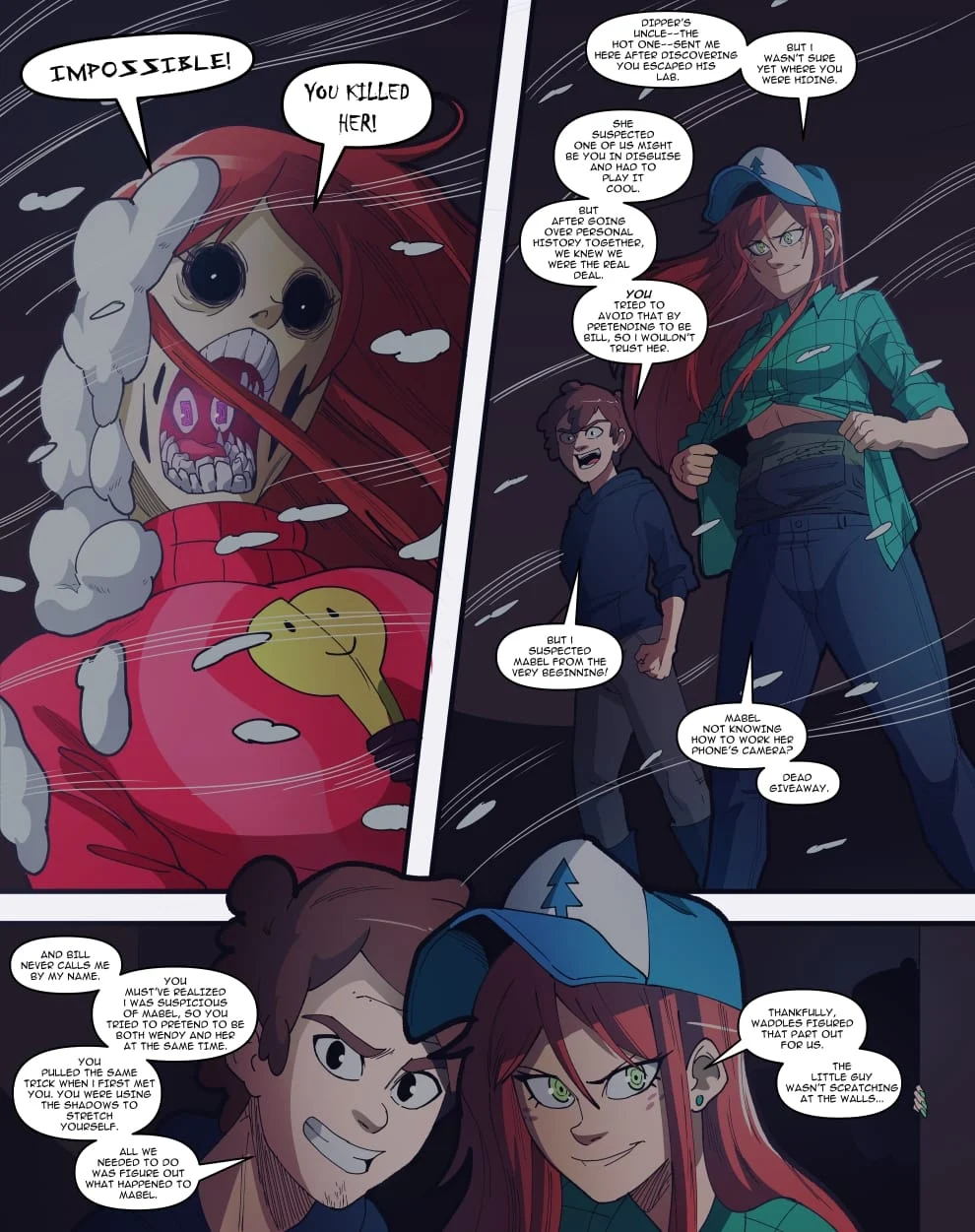 Wendy’s Visit (Gravity Falls) [Swain Art] - Chapter 1 — Page 23